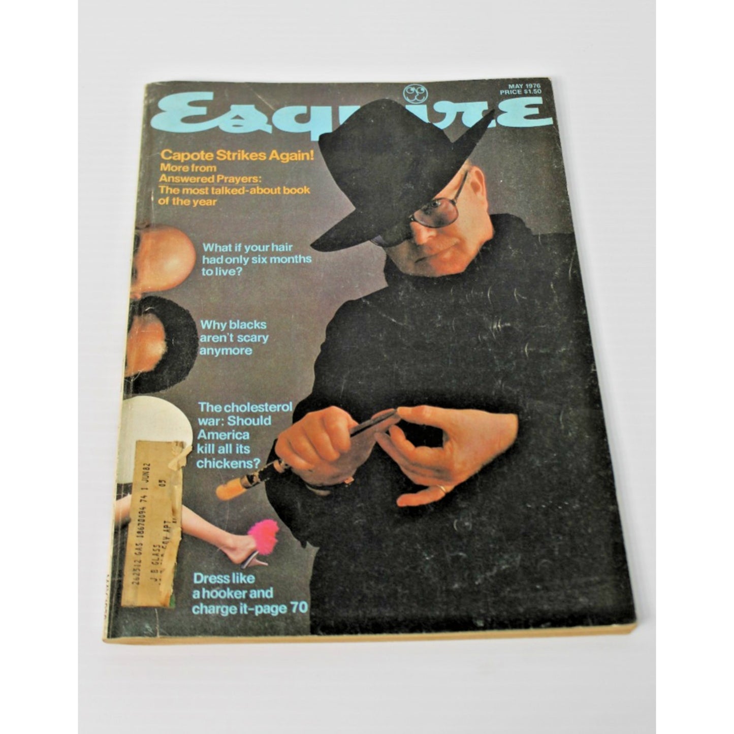 1976 May Esquire Magazine:Truman Capote Feature, Race Relations, Health News