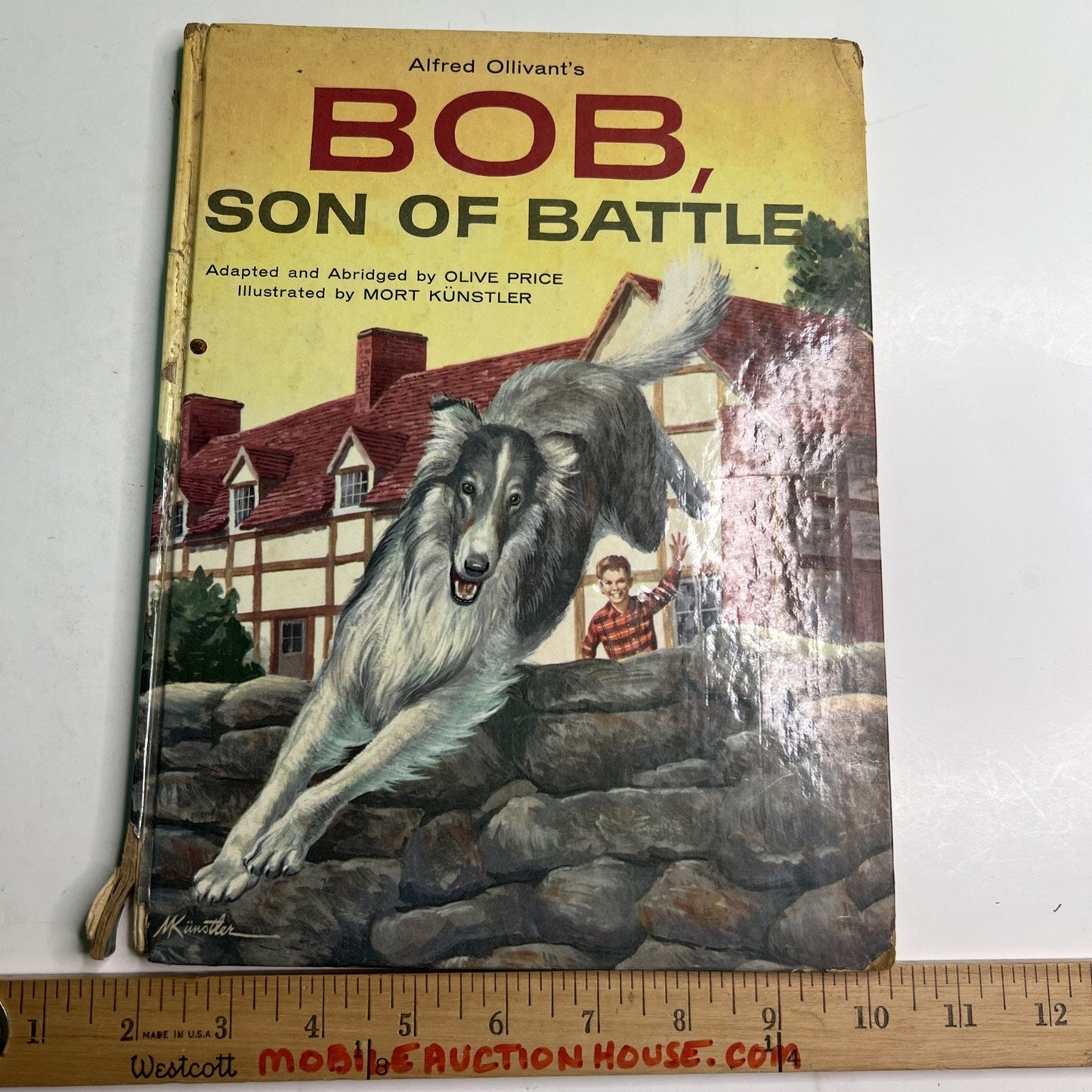 Alfred Ollivant’s Bob, Son Of Battle 1960 Illustrated HC by Olive Price