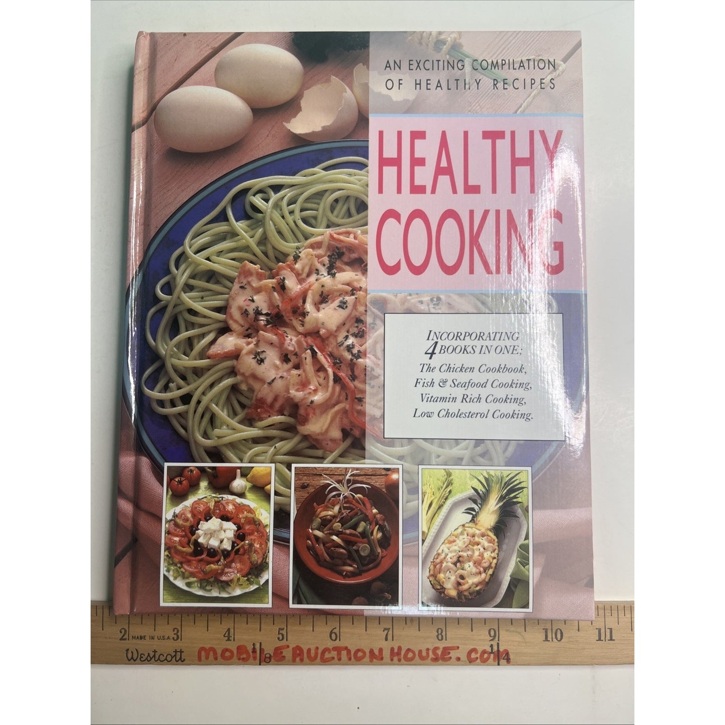 Vintage Healthy Cooking Cookbook by Landolls Inc. Hardcover 1995 4 Books In 1