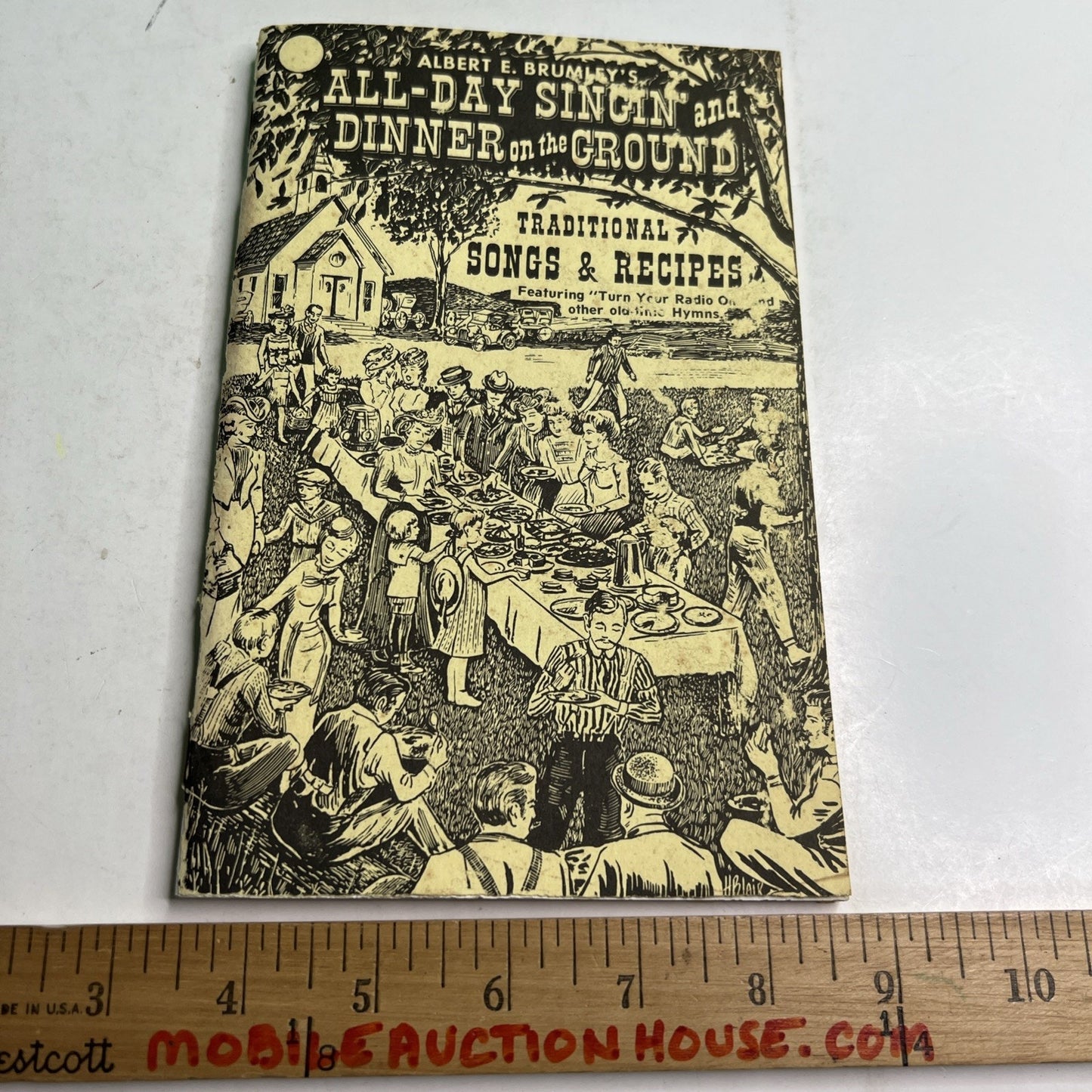 All-Day Singin' & Dinner on the Ground Albert E. Brumley 1972 PB Music & Recipes