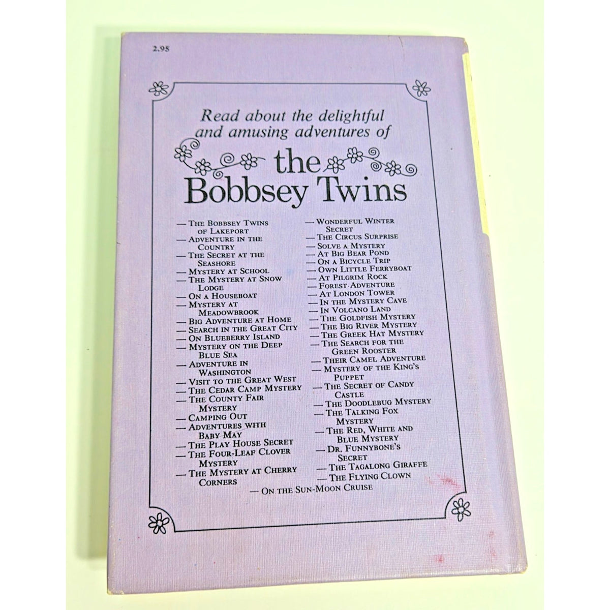 Vintage Bobbsey Twins Adventure in the Country 1980s Filmways Edition