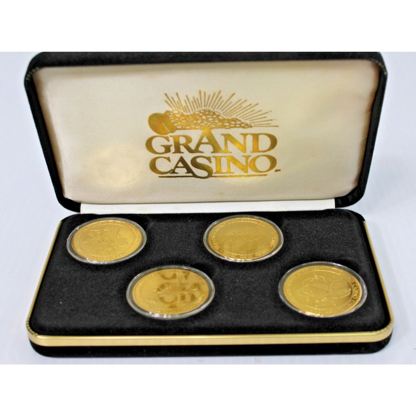 Vintage 1997 Grand Casino Gulf Coast Series Collector Coin Set Limited Edition