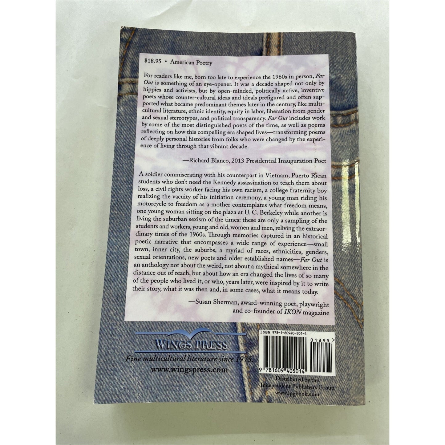 Far Out : Poems of The '60s by David M. Parsons (2016, Trade Paperback)
