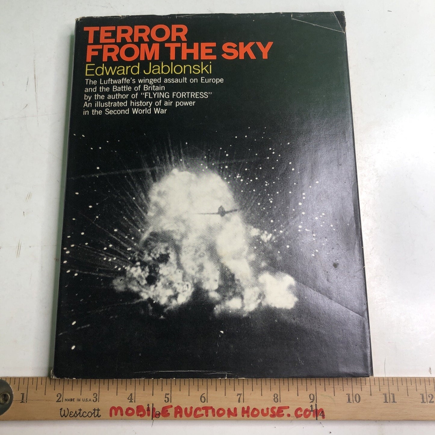 Airwar Vol 1 Terror From the Sky by Edward Jablonski 1971 HARDCOVER DUST JACKET