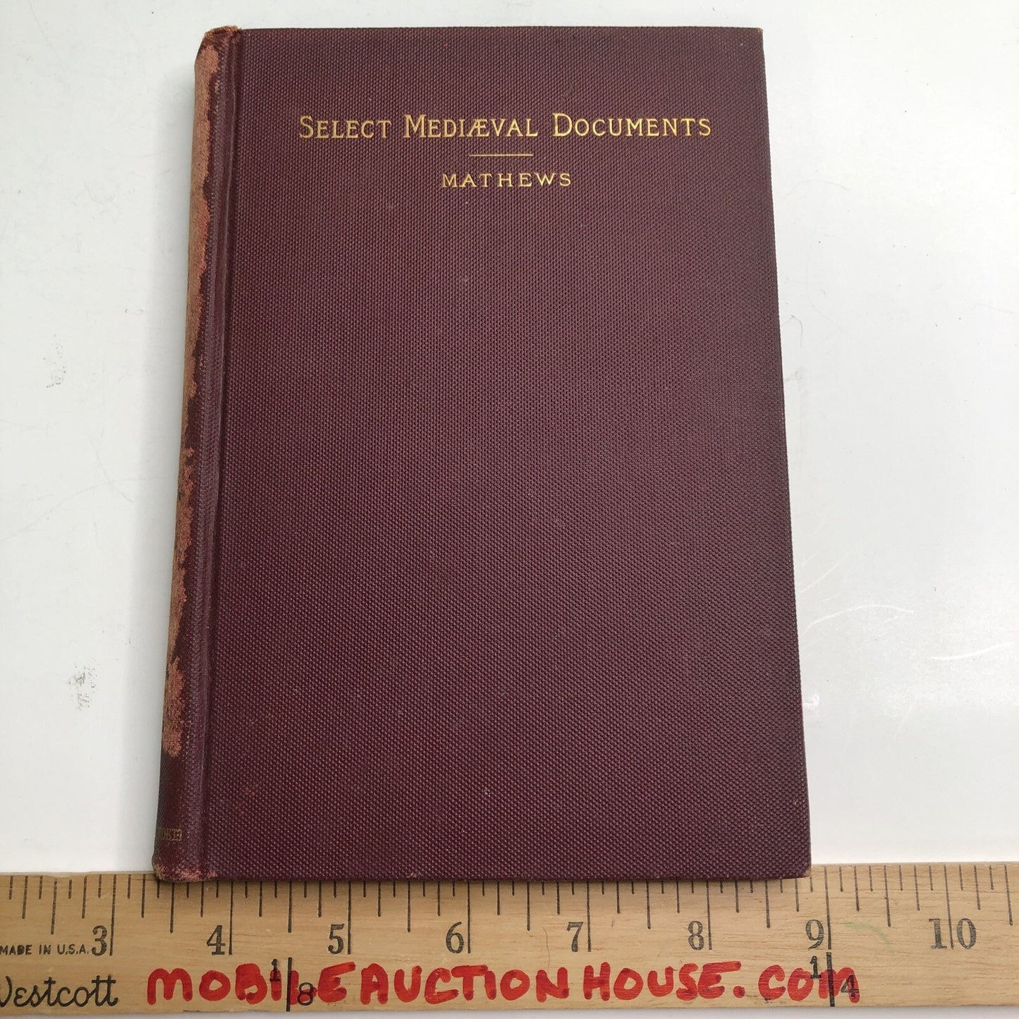 Select Mediaeval Documents And Other Material History Of Church & Empire 1892
