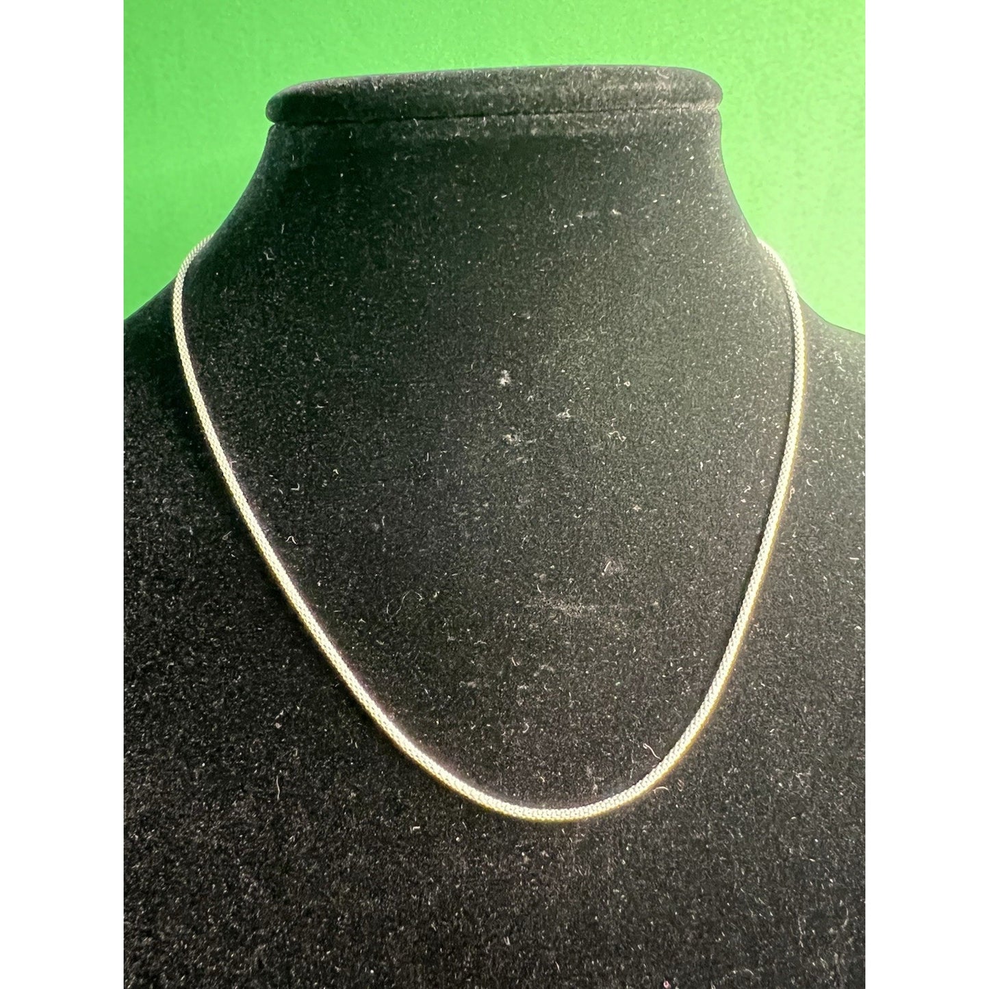 Vintage Sterling Silver 925 Italy Round Chain Necklace 18” Princess Length Gift