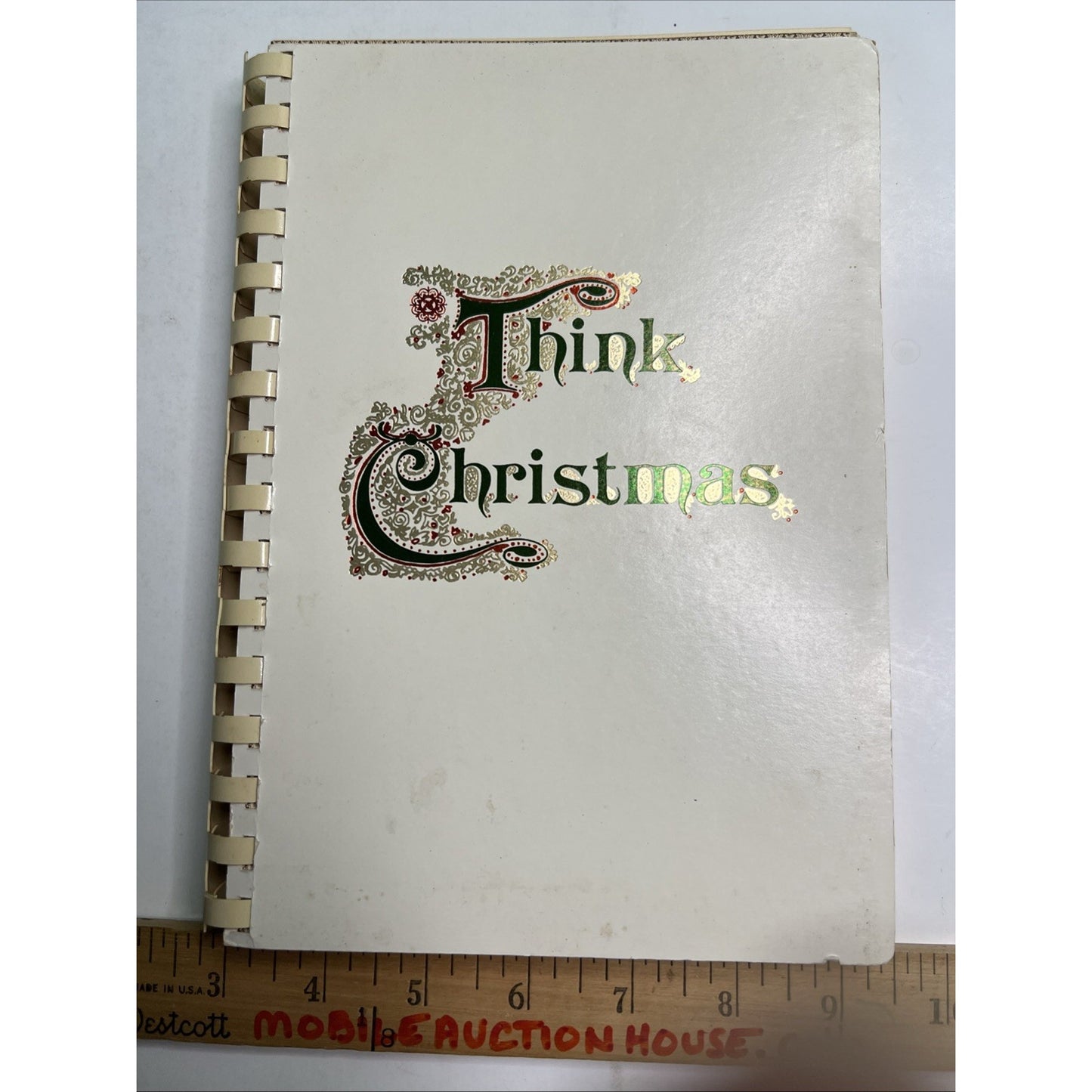 1975 Think Christmas Cookbook Gifting Decorations By Junior League Washington