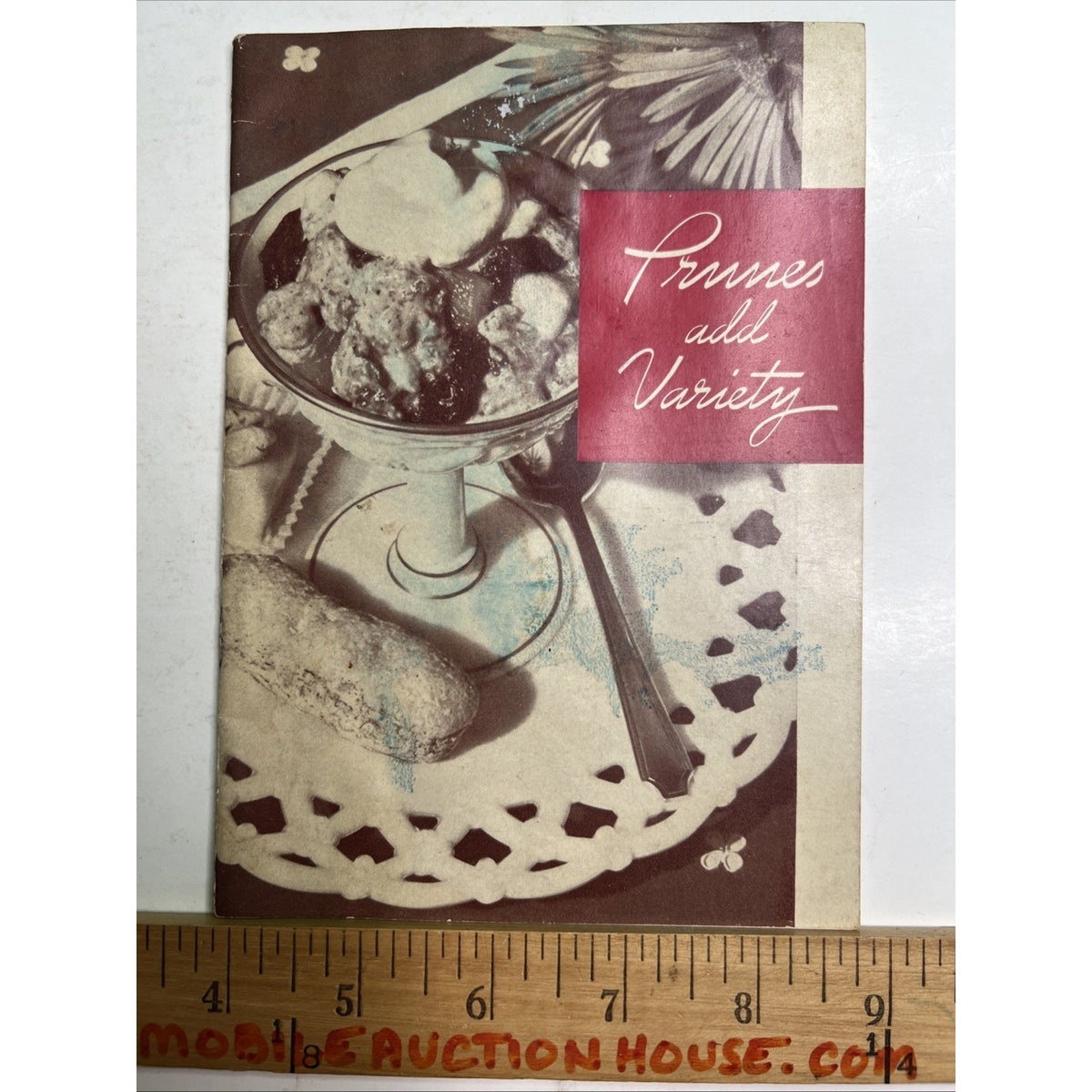 Vintage Advertising Recipe Booklet Prunes Add Variety United Prune Growers CA