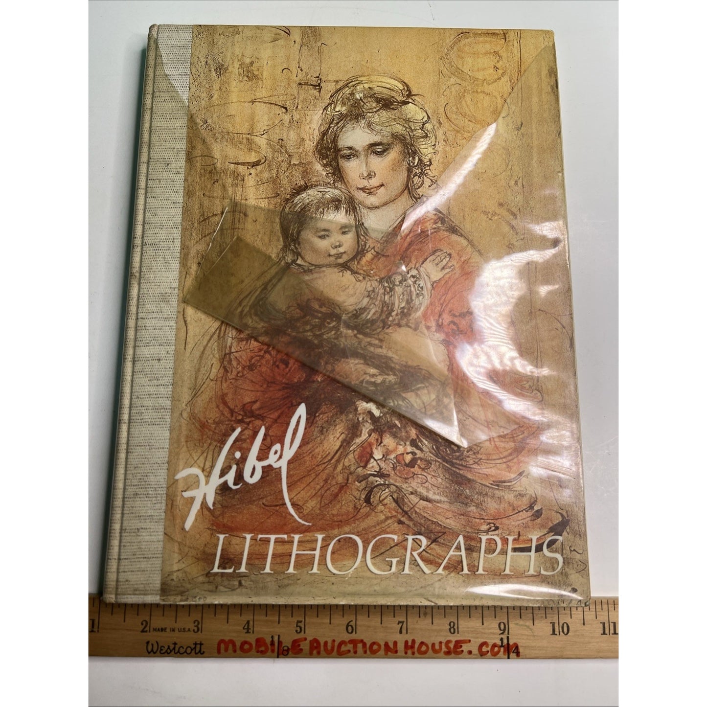 Hibel Lithographs 1977 FIRST EDITION Hardcover Book by Theodore Plotkin Vintage