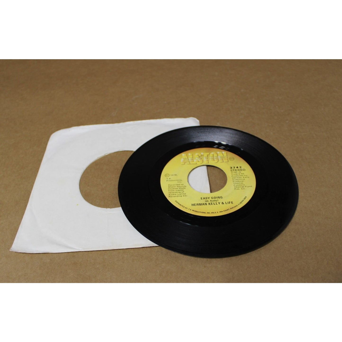 Rare Funk 45 HERMAN KELLY & LIFE - Dance To The Drummers Beat/ Easy Going