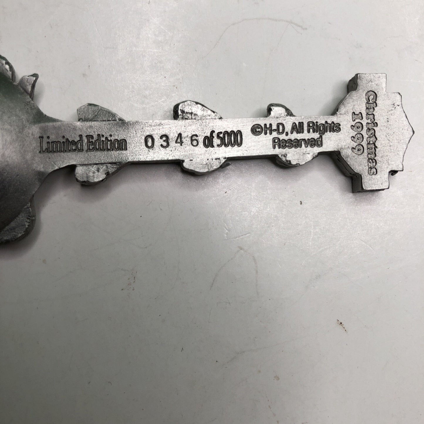 1999 HARLEY DAVIDSON Limited Edition PEWTER SPOON #0346 of 5000