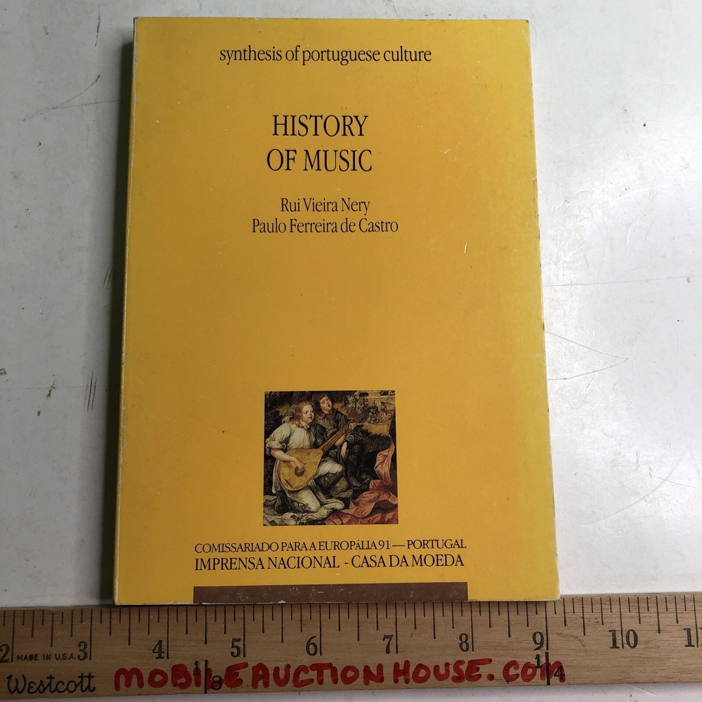 Synthesis of Portuguese Culture HISTORY OF MUSIC by Nery & Castro 1991 PB
