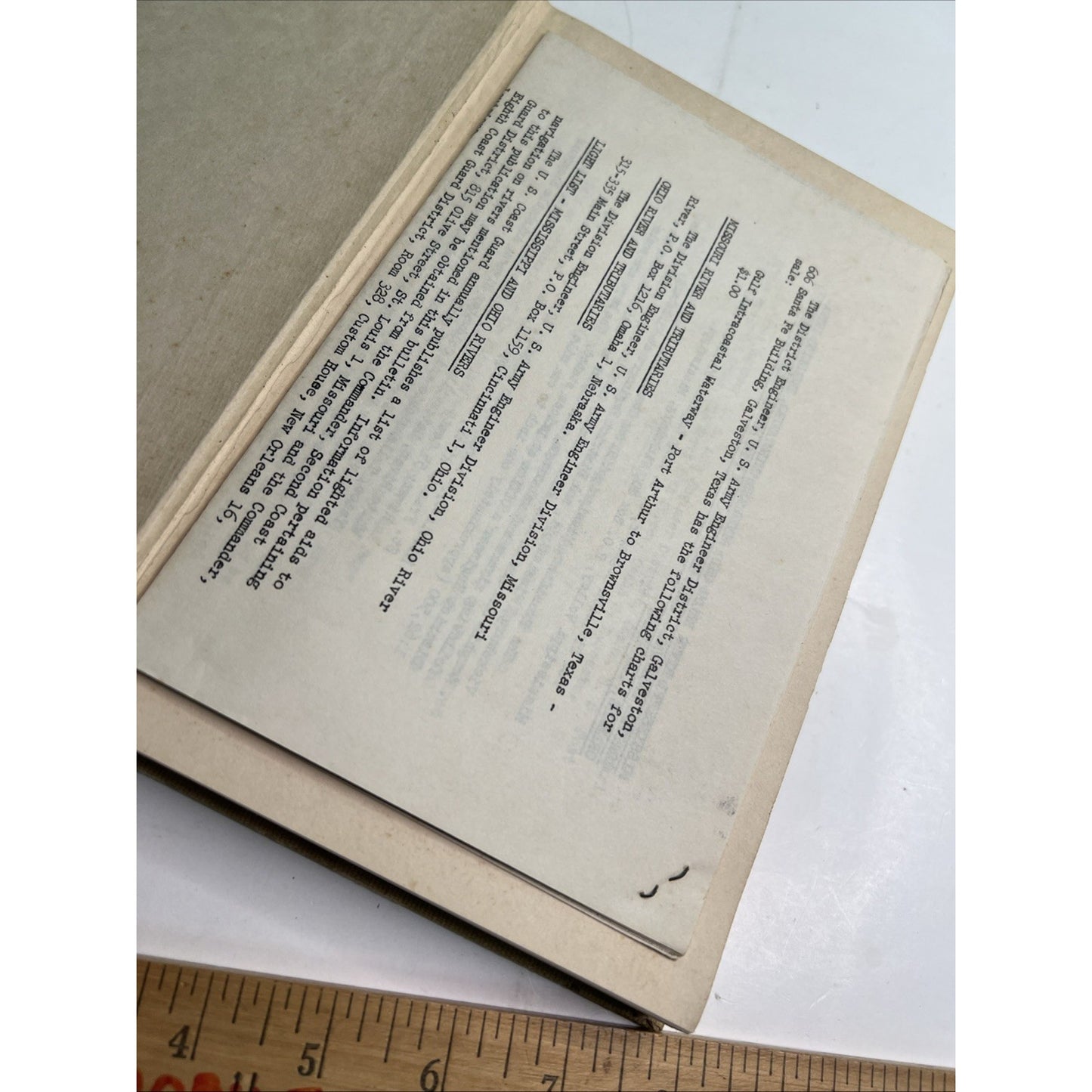 War Dept. US Army Corps of Engineers Mississippi River Navigation Guide 1948 HC