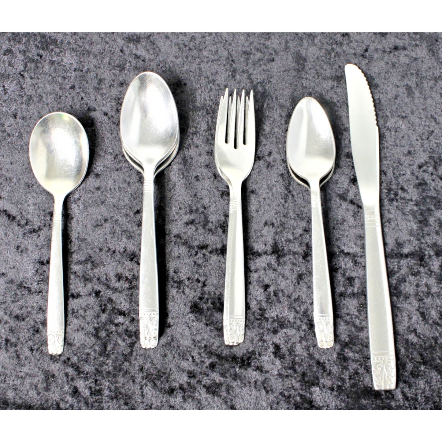 Oneida AZTEC ENCORE Wma Rogers Stainless Flatware Scroll, Relief- Choose Pieces