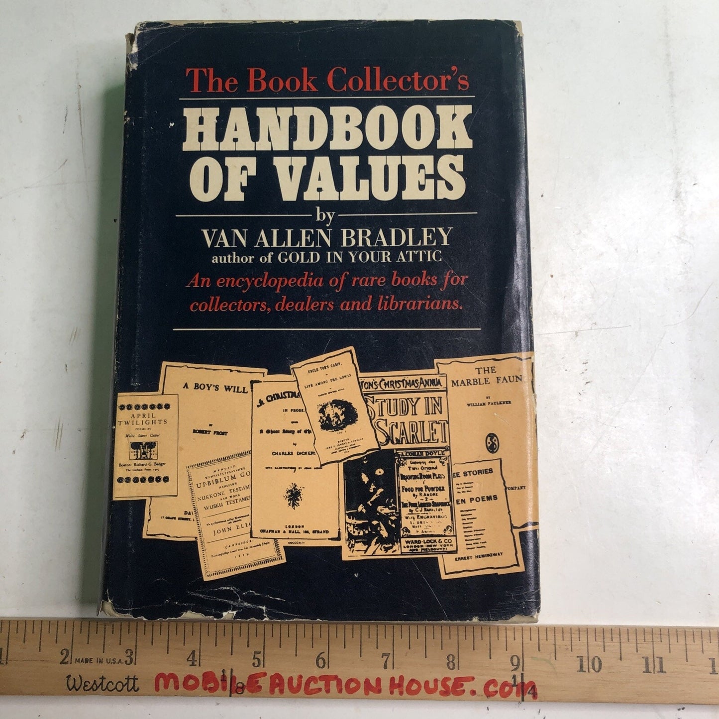 Van Allen Bradley THE BOOK COLLECTOR'S HANDBOOK OF VALUES 1972 HC DJ