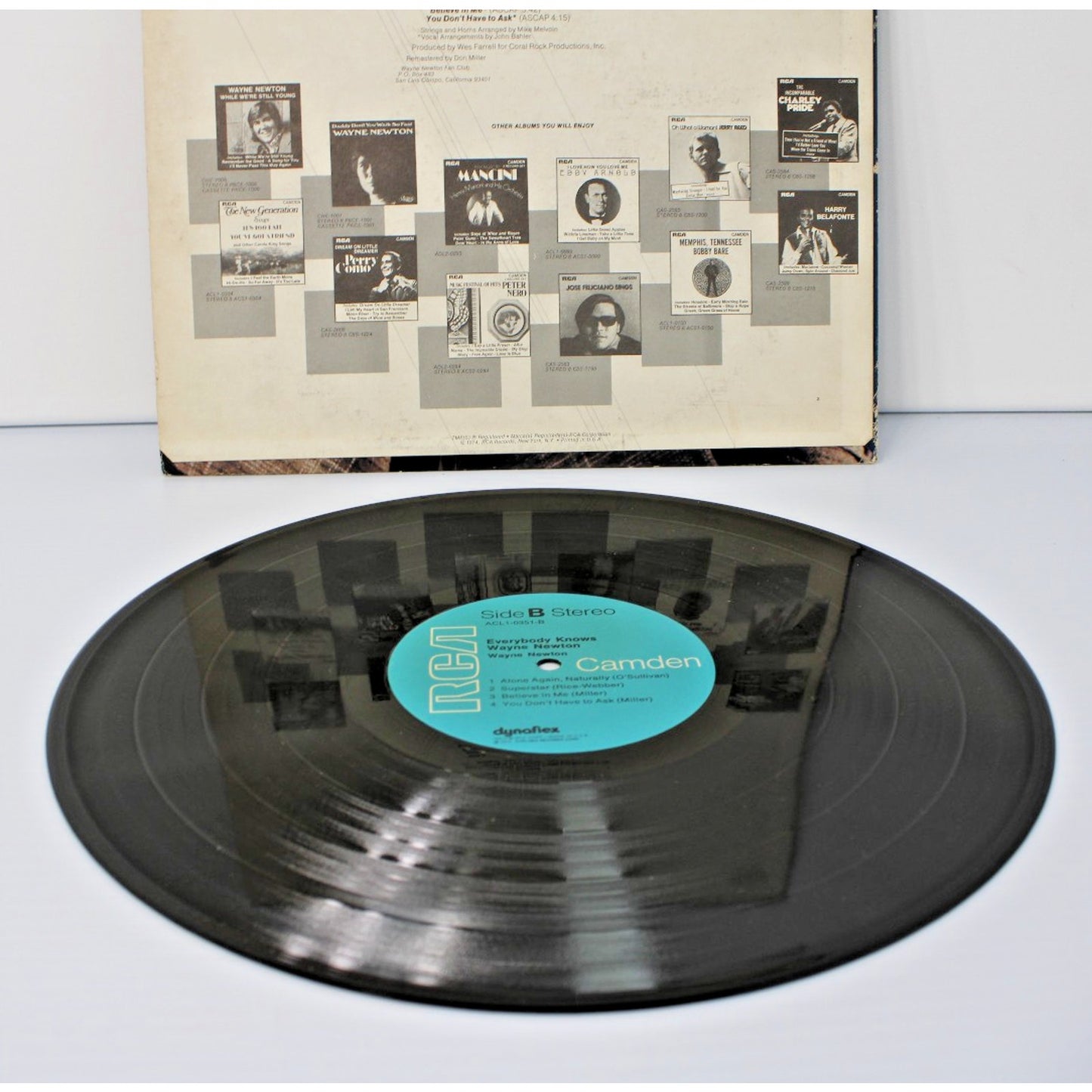 Wayne Newton - Everybody Knows Vinyl LP RCA Camden ACL1-0351-A