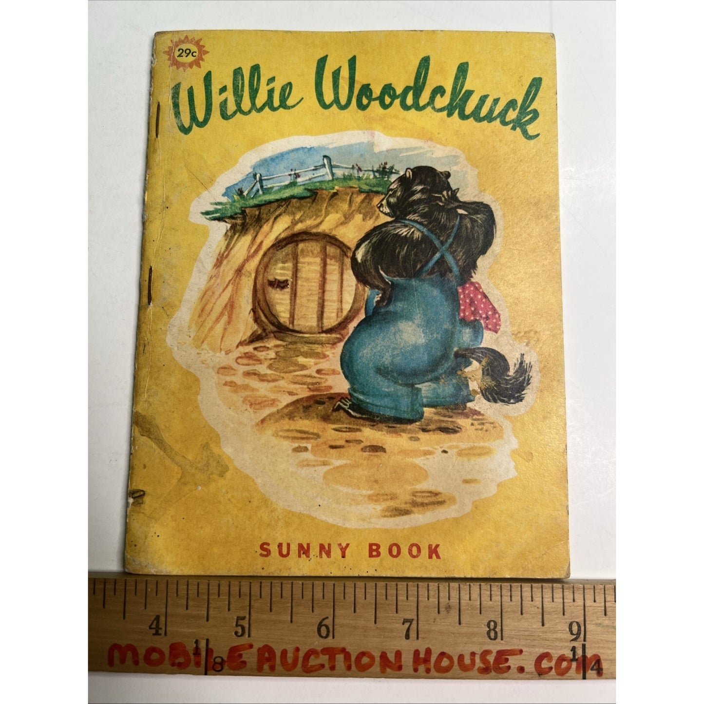 Willie Woodchuck Vintage 1968 Sunny Book by Marion E. Holt PB