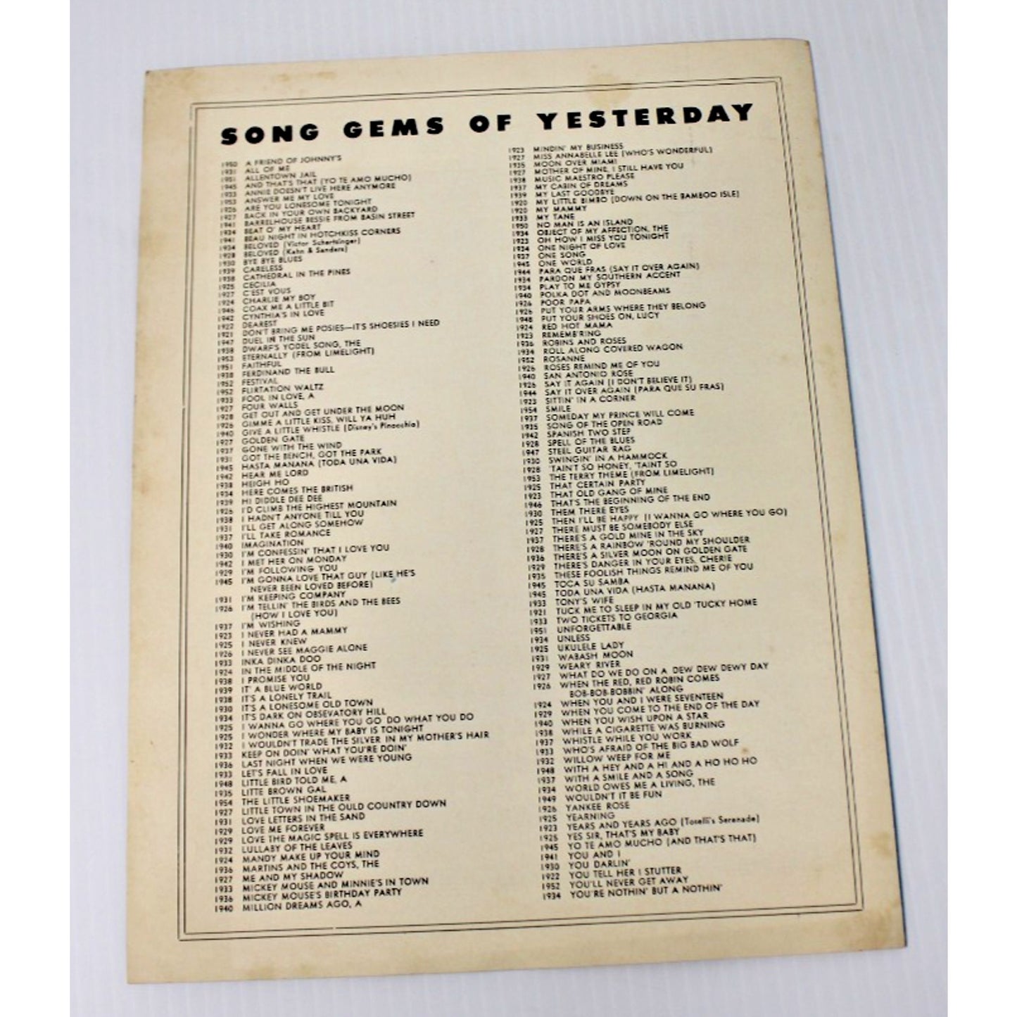 Vintage 1953 Sheet Music- "Eternally" from Limelight- Charlie Chaplin