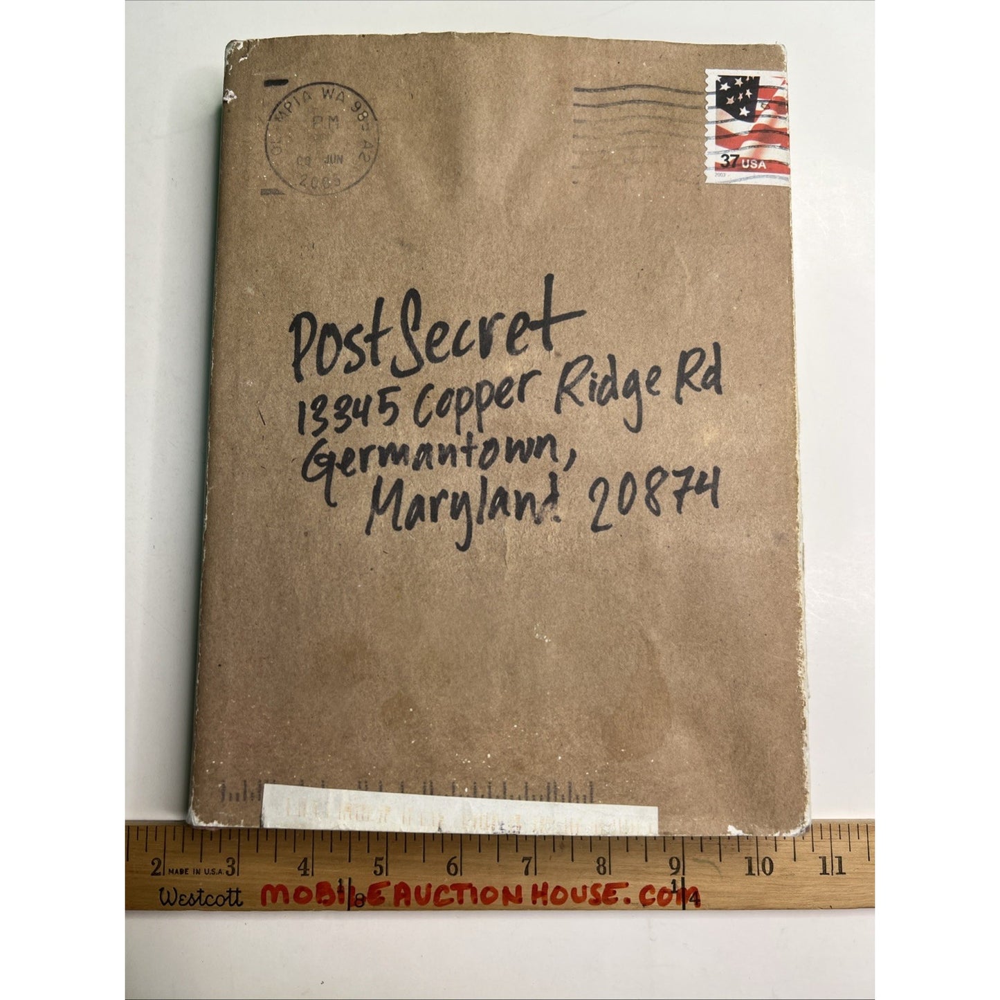 PostSecret Curated by Frank Warren 2005 HARDCOVER 1st Edition HarperCollins