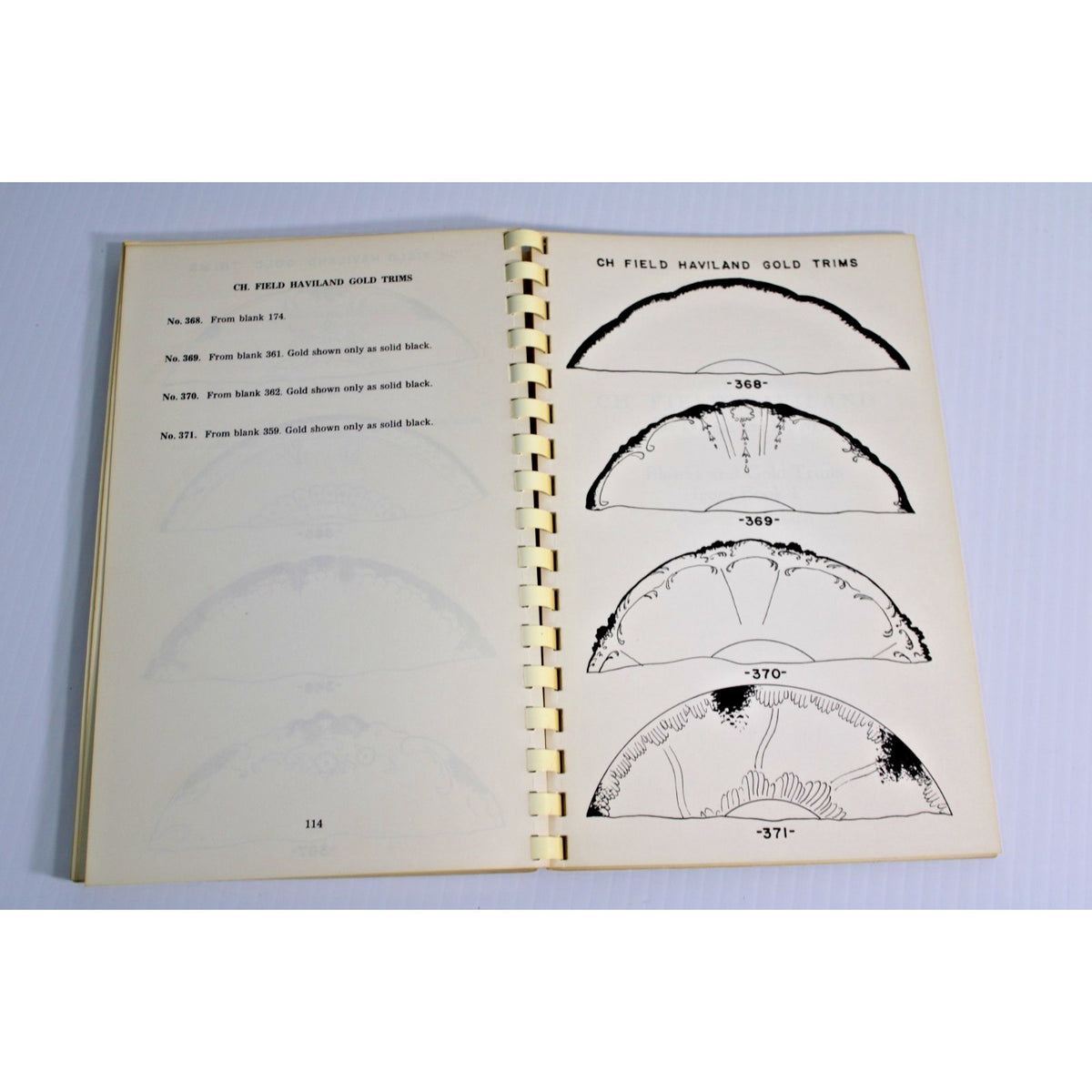 Two Hundred Patterns Haviland China Book Two Arlene Schleiger 1952 Reference