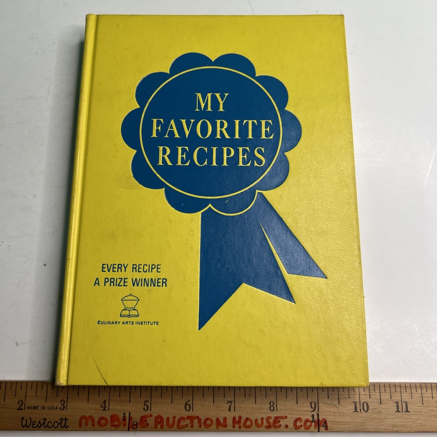 1974 My Favorite Recipes Culinary Arts Institute Vintage HC Cookbook Illustrated