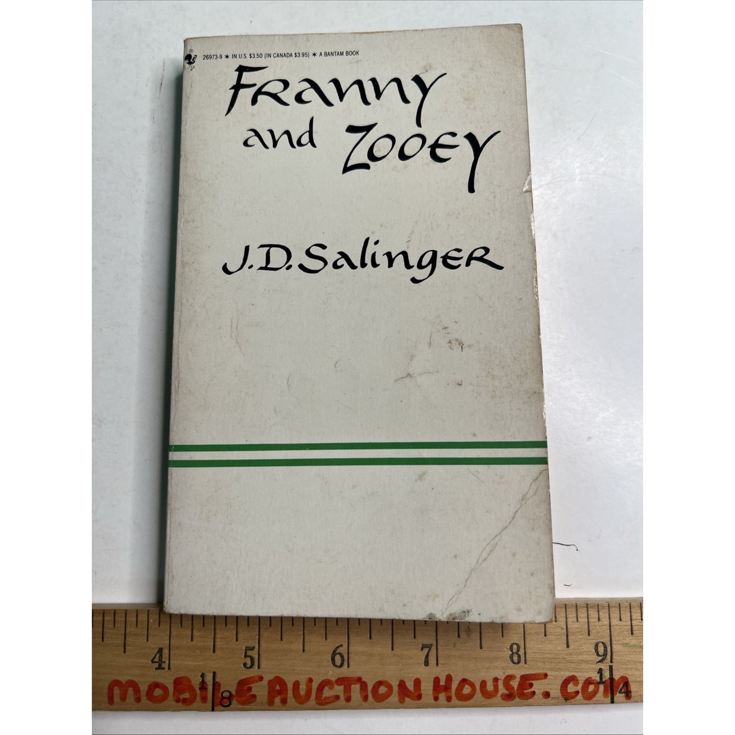 Franny and Zooey by J.D. Salinger, 1985 Bantam Paperback Vintage Books