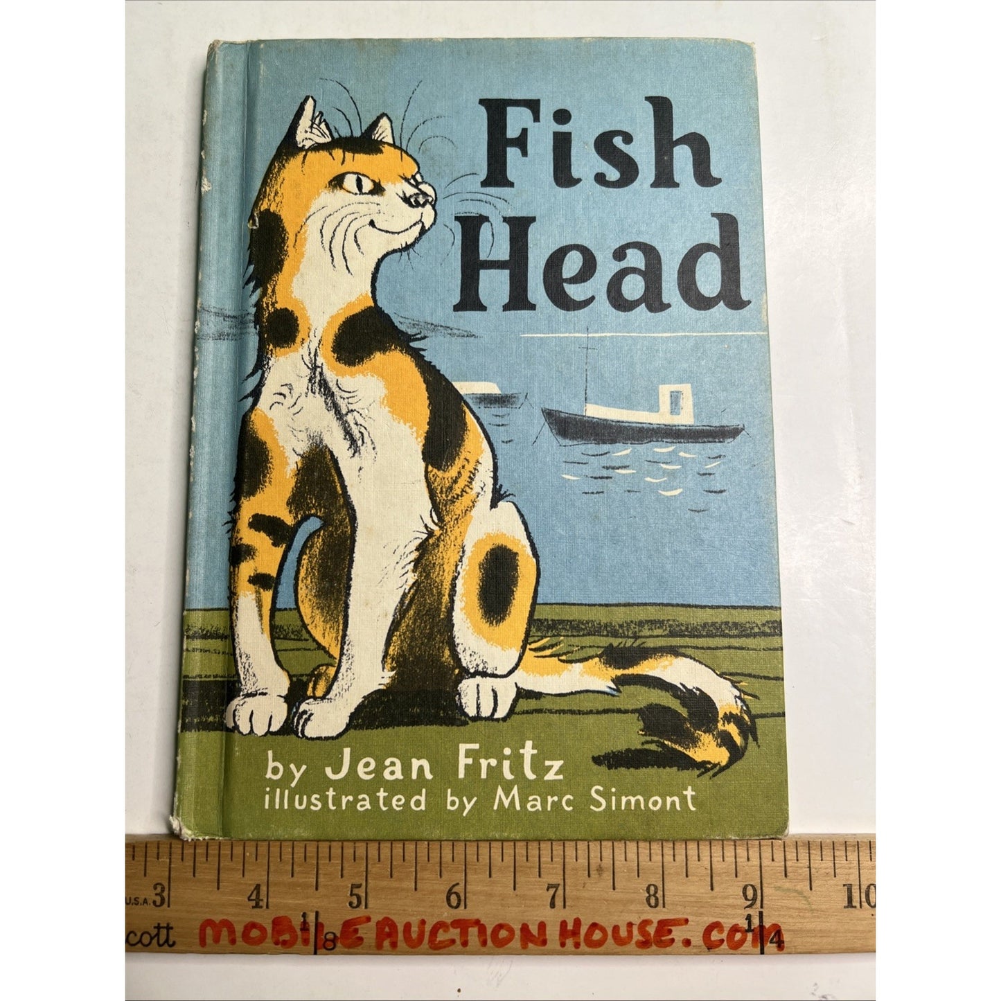 FISH HEAD BY JEAN FRITZ 1954/1972 2nd Edition HC Children’s Book Club