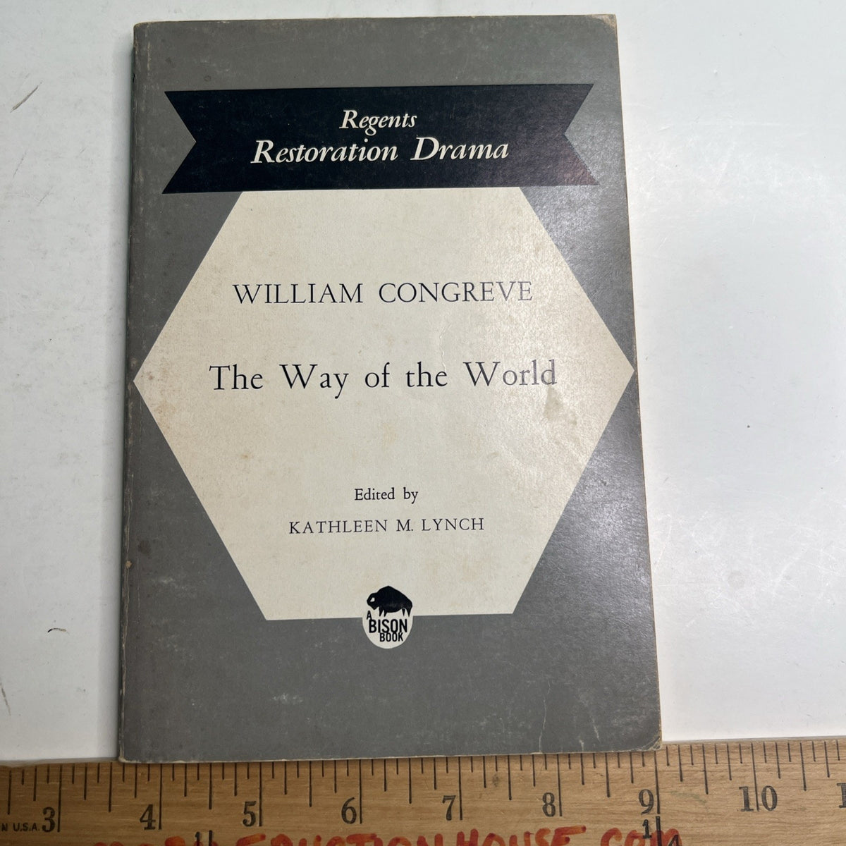 The Way of the World Restoration Drama Regents PB by William Congreve 1965