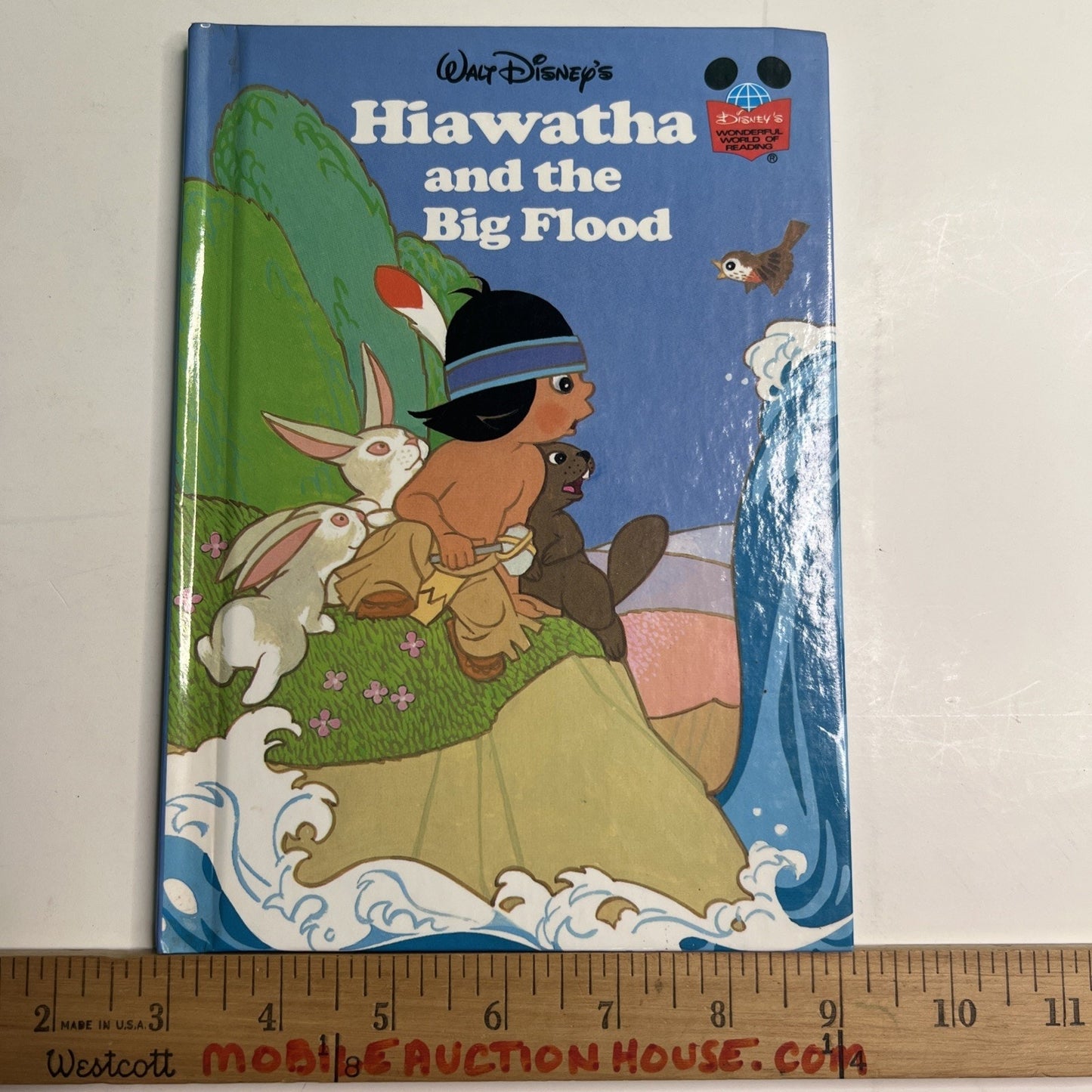 Walt Disney’s Wonderful World Of Reading Hiawatha And The Big Flood 1984 HC