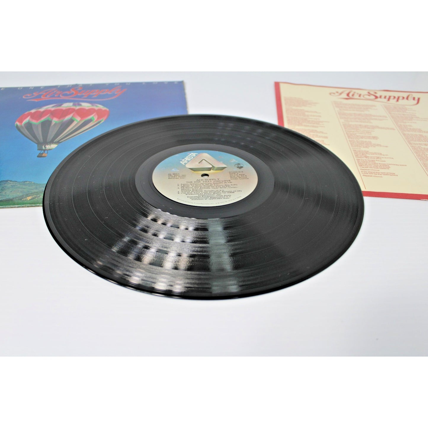 Air Supply- The One That You Love, 1981 Arista US Vinyl LP Album Near Mint