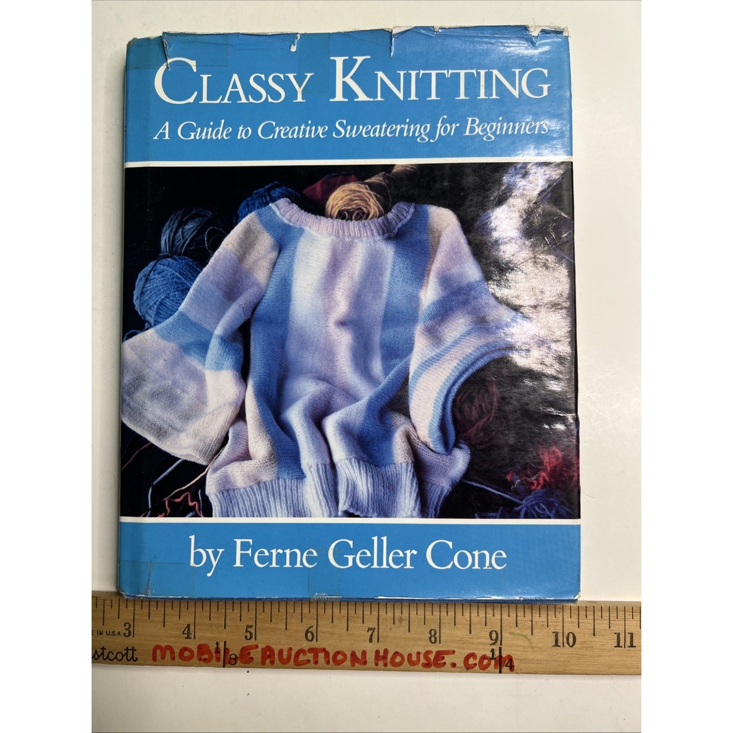 Classy Knitting Guide to Creative Sweatering 1984 HC DJ by Ferne Geller Cone