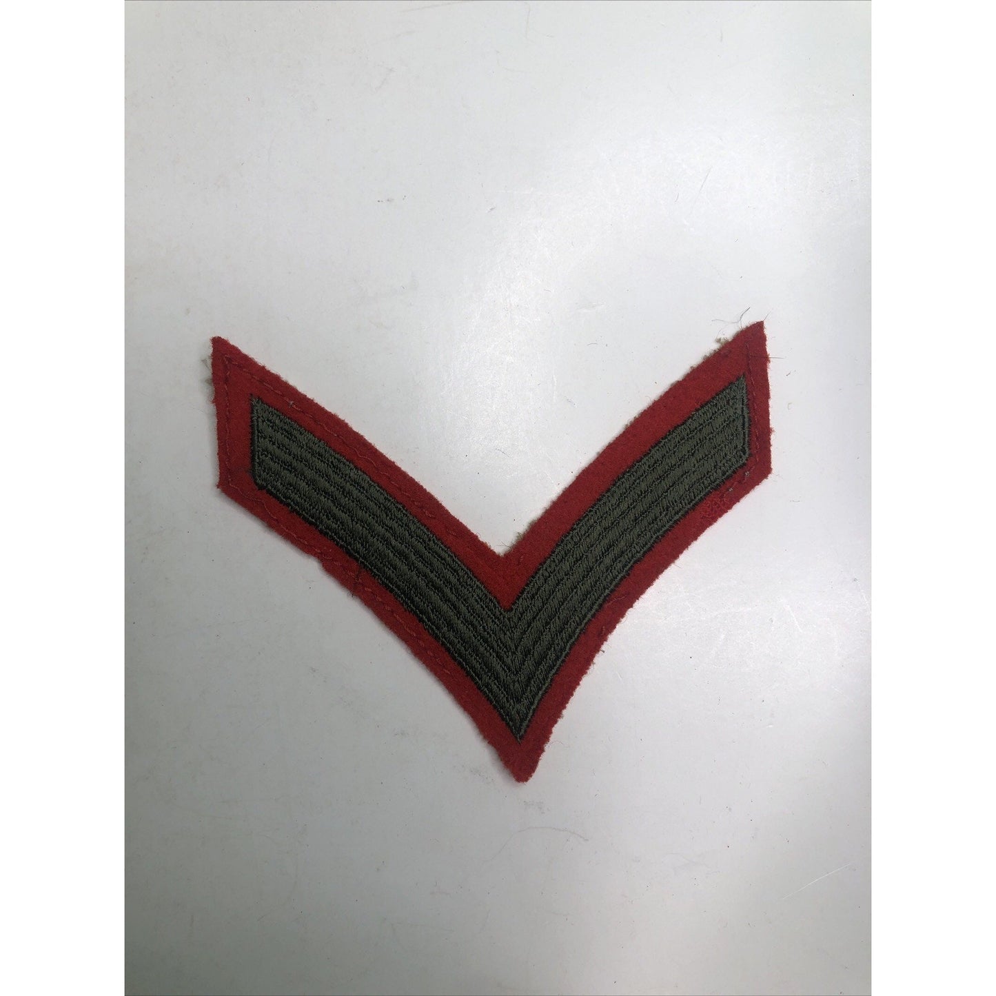 Vintage Marines Embroidered Patch USMC PRIVATE FIRST CLASS RANK STRIPE