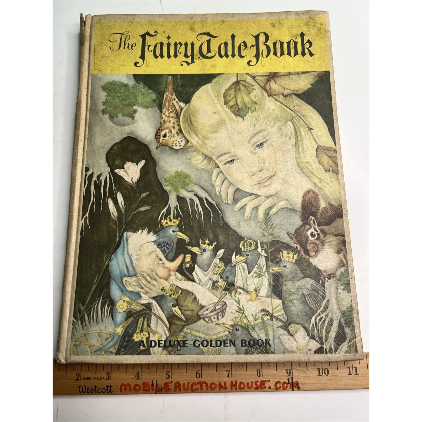 The Fairy Tale Book Marie Ponsot Deluxe Golden Book 1966 HC Illustrated