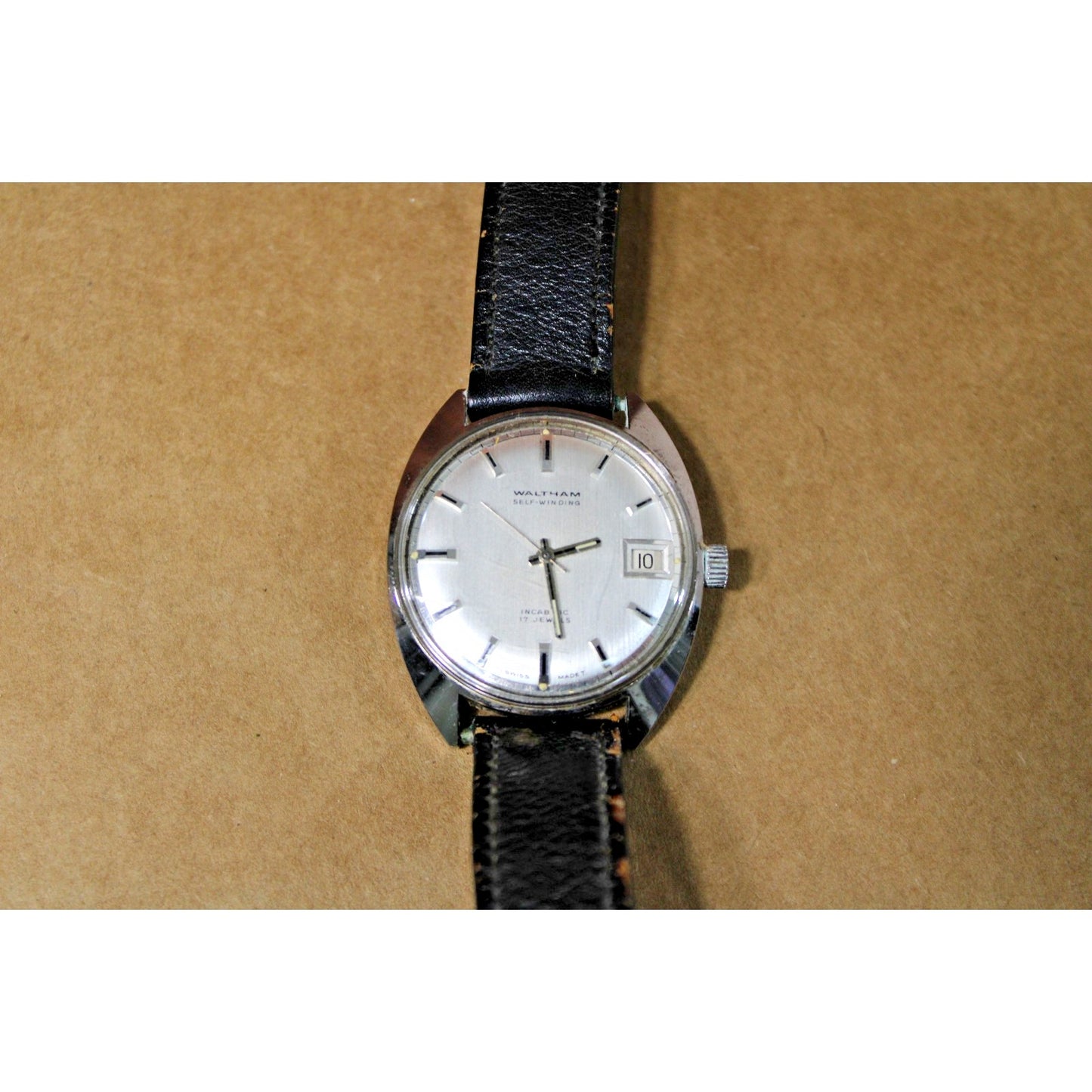 Vintage 1960s Waltham Self-Winding Incabloc 17 Jewels Men’s Watch- Works!