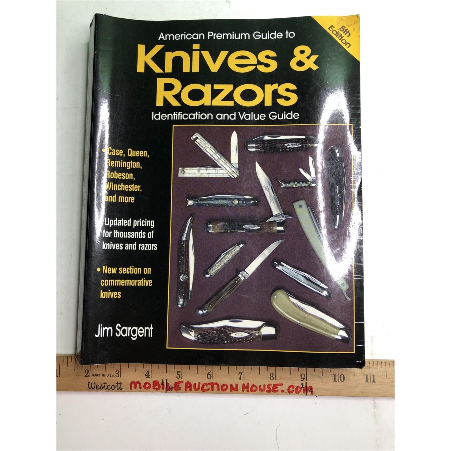 American Premium Guide to Knives & Razors ID Value Guide Jim Sargent 5th Edition