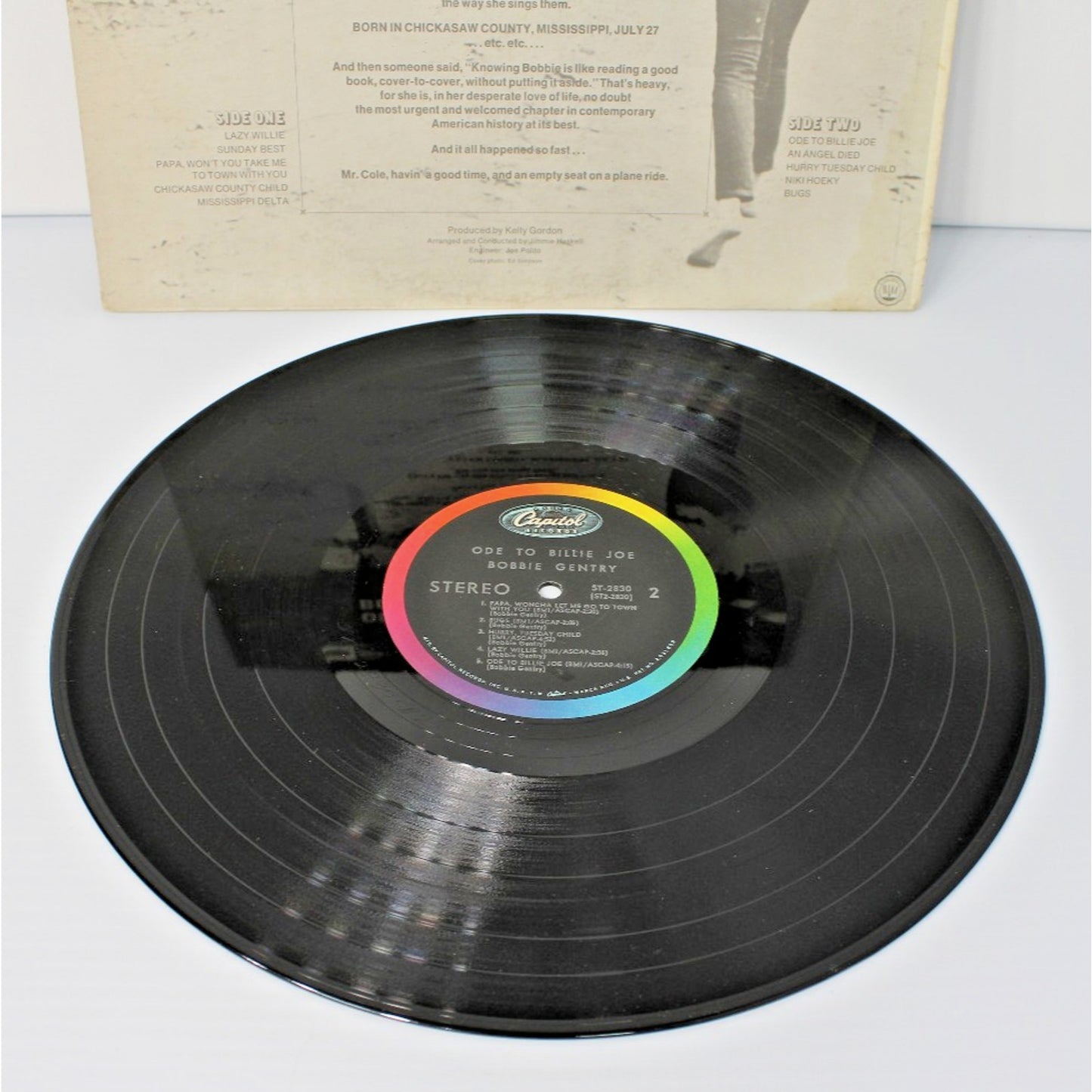 Bobbie Gentry- Ode To Billie Joe, 1967 Capitol ST-2830- EXCELLENT
