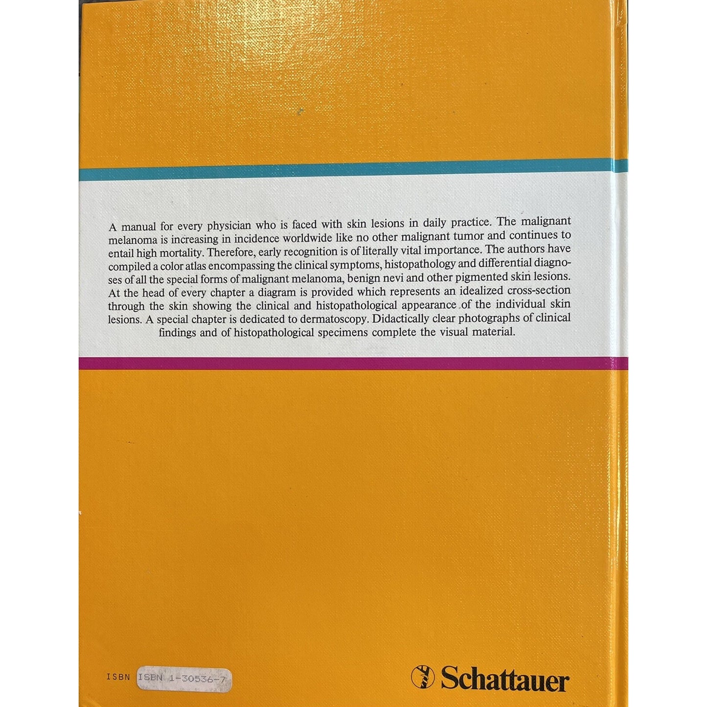 Malignant Melanoma Diagnosis & Differential Holzle Kind Plewig Burgdorf 1993 HC