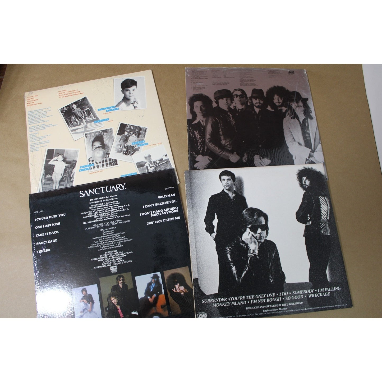 4 Record Lot, J. Geils Band- Americn Rock/ New Wave Hitmakers
