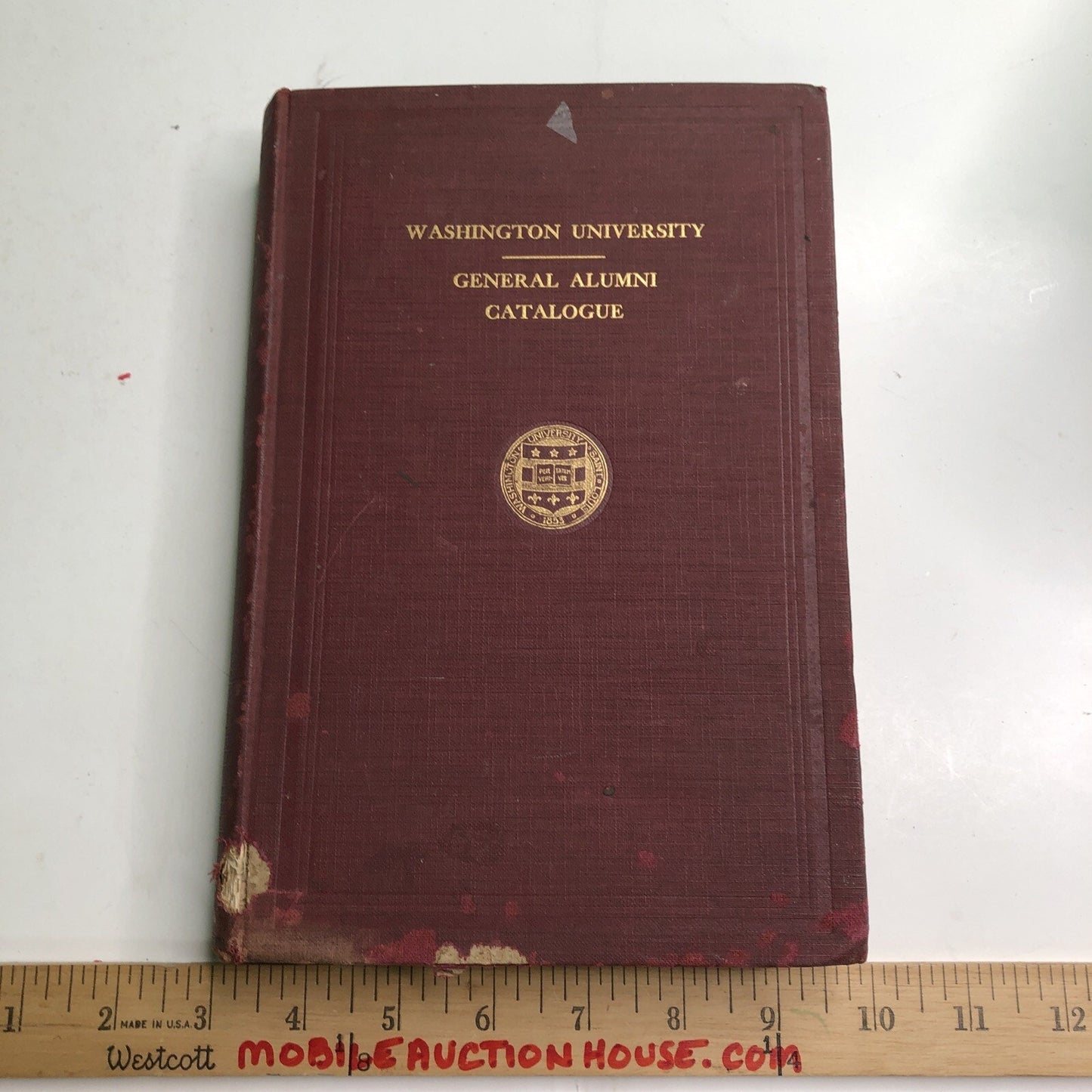 1917 Washington University General Alumni Catalogue HC