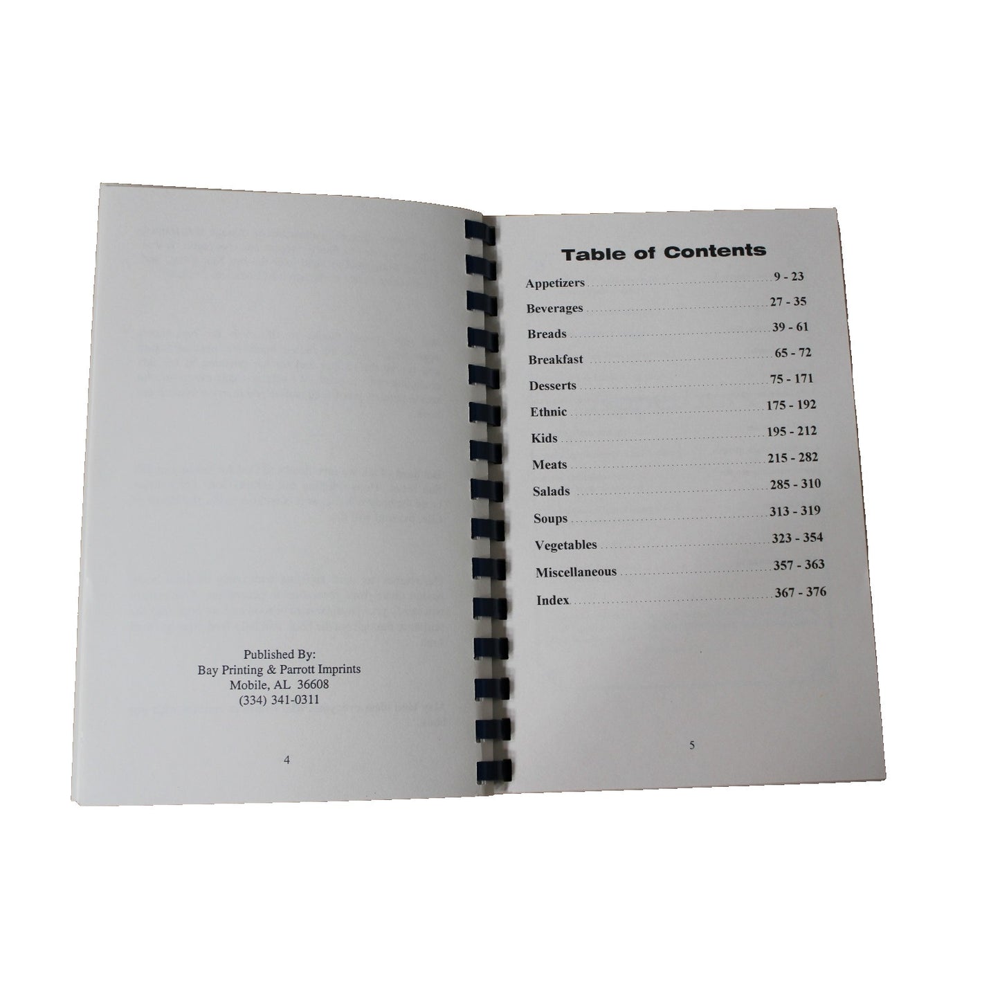 Mobile, AL Cottage Hill Baptist School Cookbook 1990s