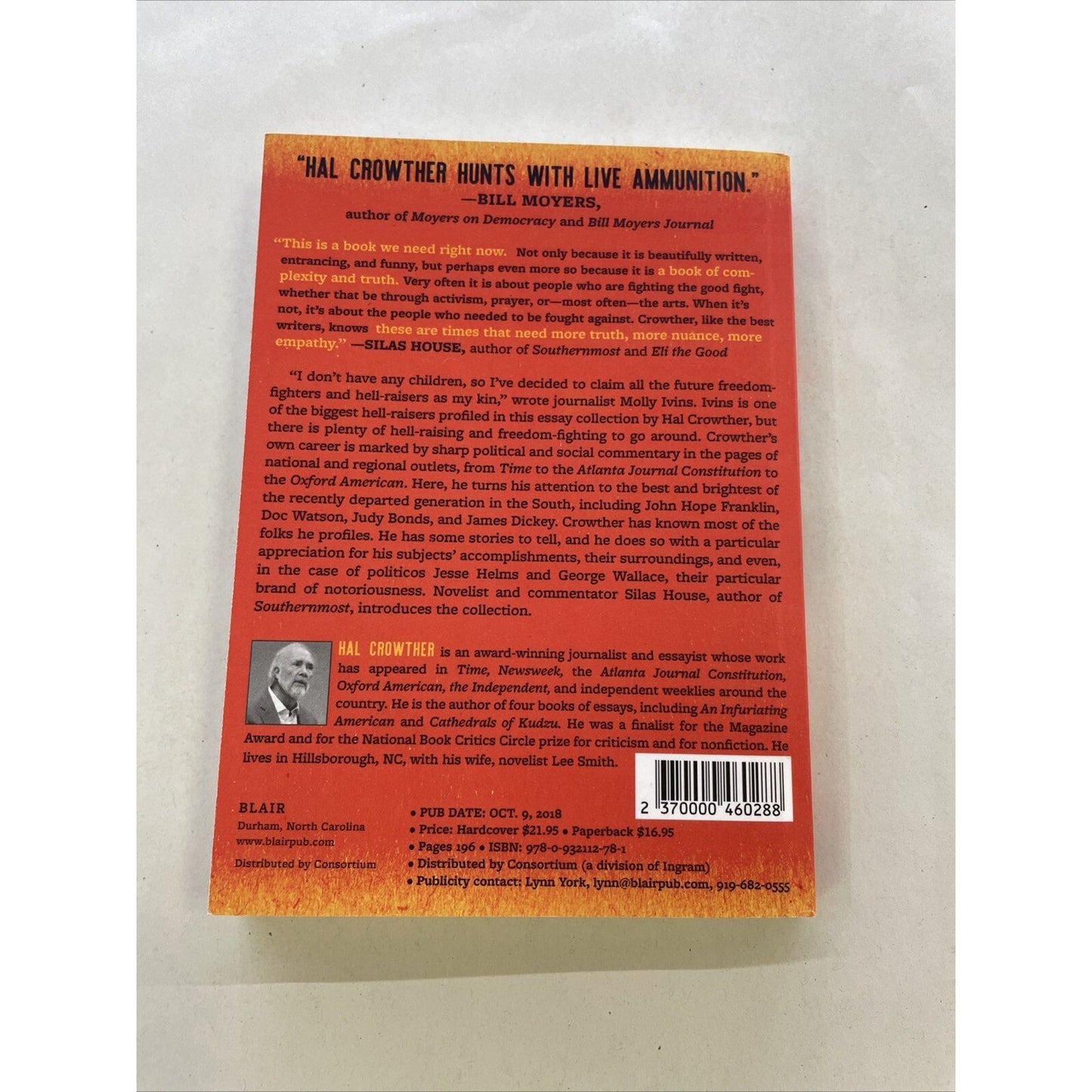 Freedom Fighters and Hell Raisers: A Gallery By Hal Crowther (PB, 2018)