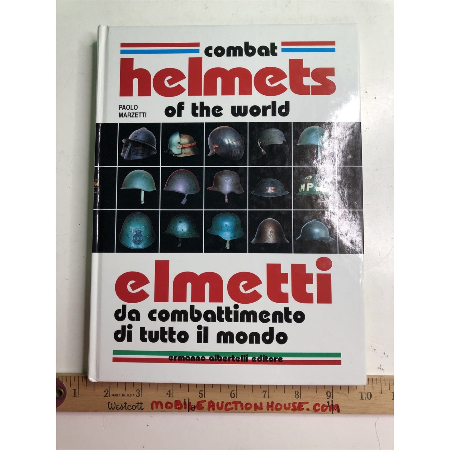 Combat Helmets Of The World Paolo Marzetti Italian English HC 1996 3rd Edition
