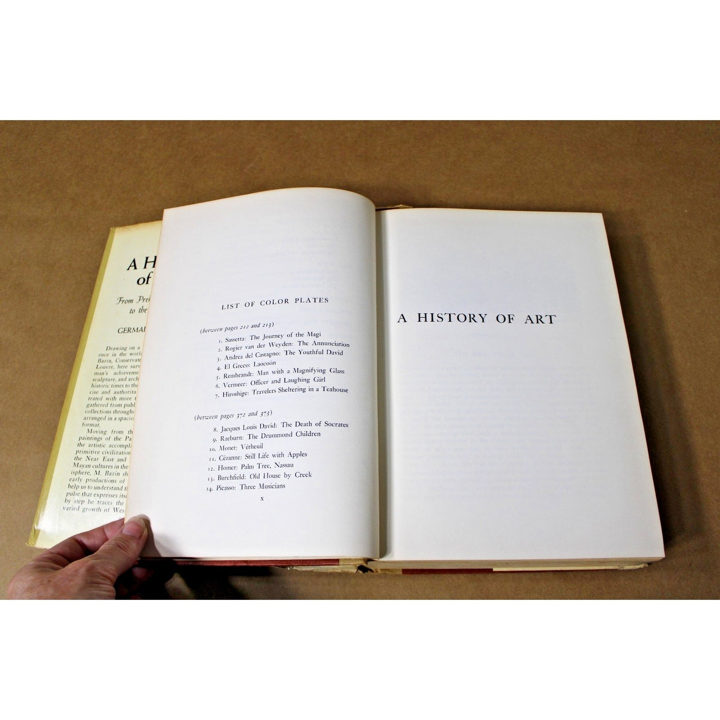 A History of Art Germain Bazin 668 Illustrations 14 full color 1959