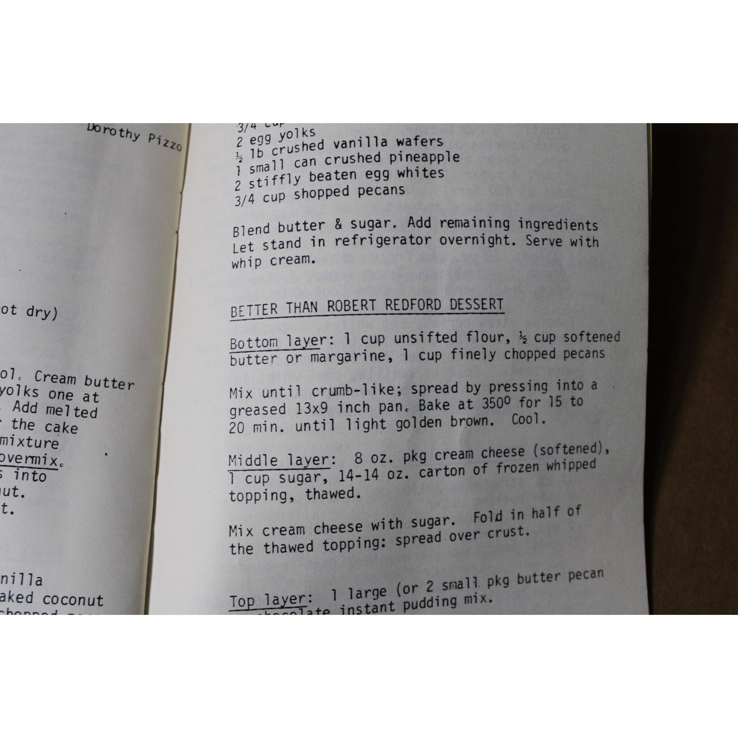 Mobile, Alabama Locally Circulated Cookbook, "Potluck"