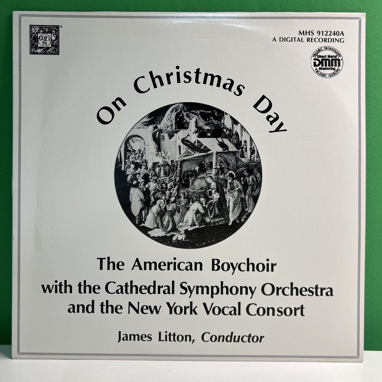 MHS 912240A On Christmas Day The American Boychoir 1988 LP Record Orchestra