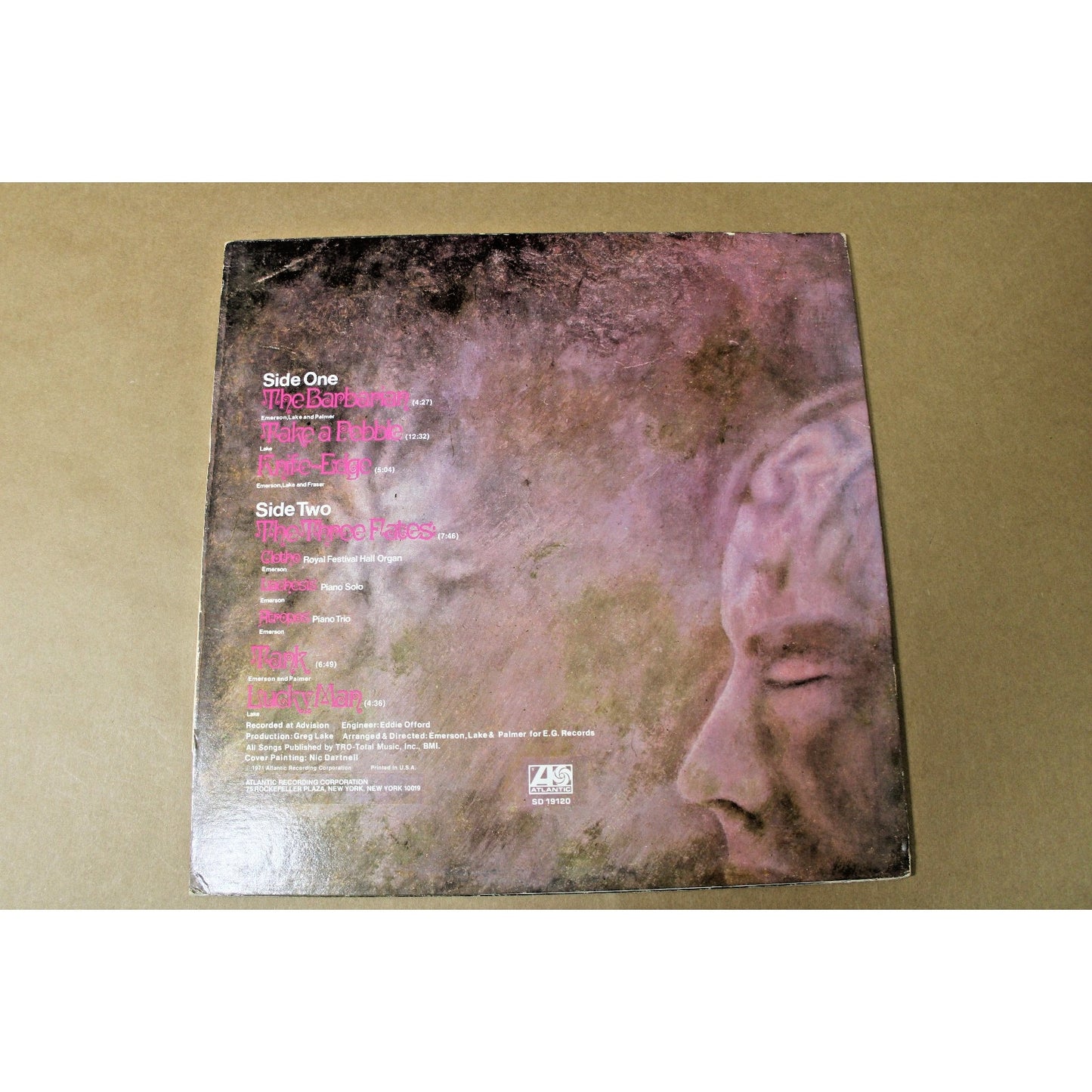 1971 Debut Album, Emerson, Lake, & Palmer Landmark Progressive Rock Supergroup