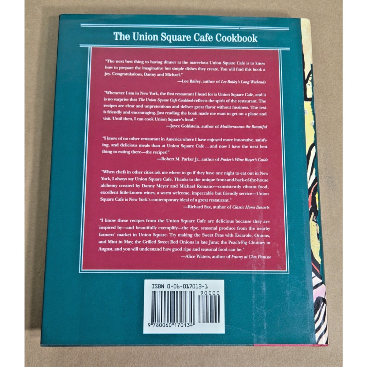 Danny Meyer Union Square Cafe Cookbook 1994 1st Edition - Iconic NYC Recipes