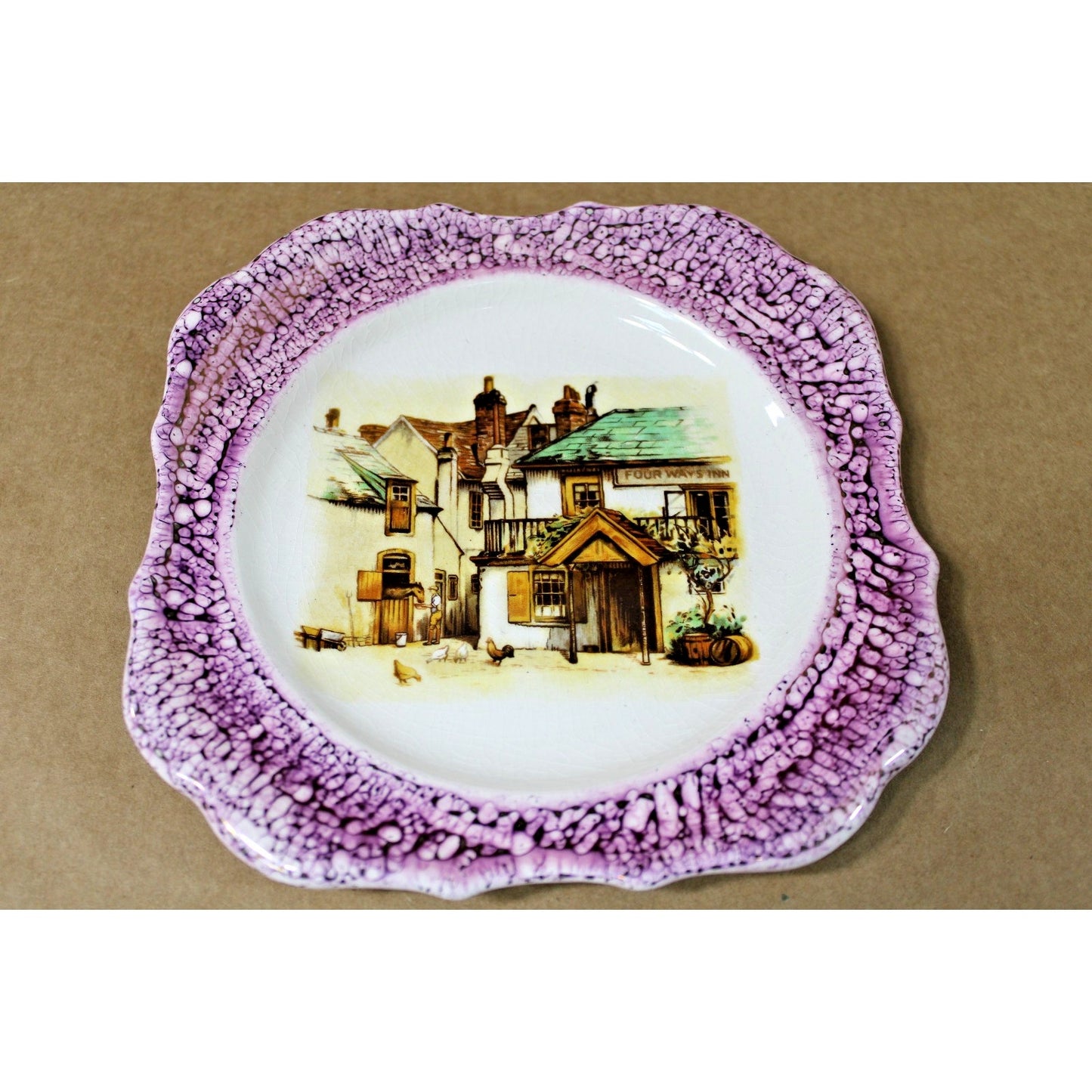 Vintage Lancaster-Sandland English Ware, Hanley, England 6" Plate Transferware