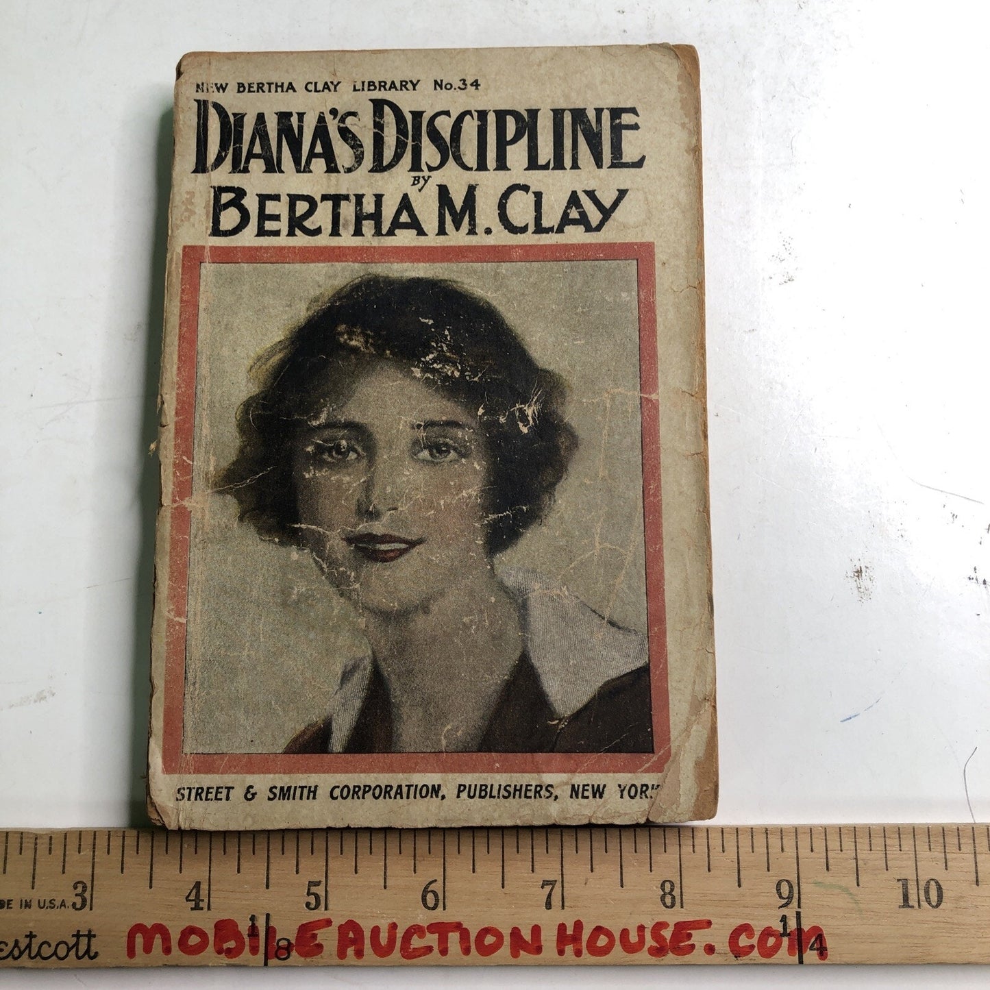 Diana’s Discipline by Bertha M. Clay No. 34 PB Copyright 1900 Antique