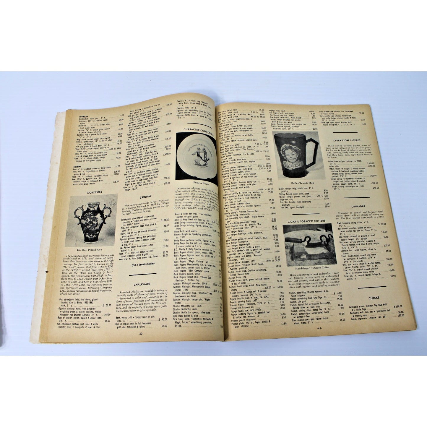 2 issues "The Antique Trader Price Guide"- Winter 1972 and Summer 1973